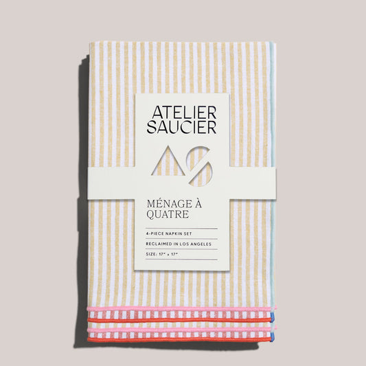 Carnival Stripe Napkins | Set of 4