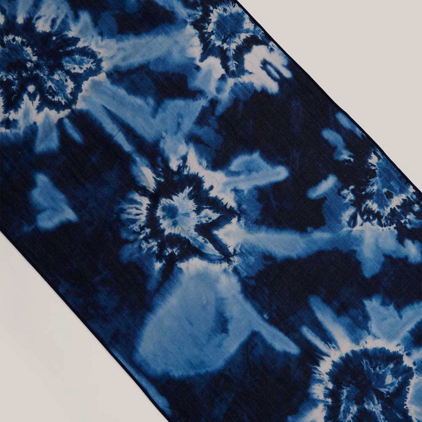 Tie-Dye Denim Table Runner