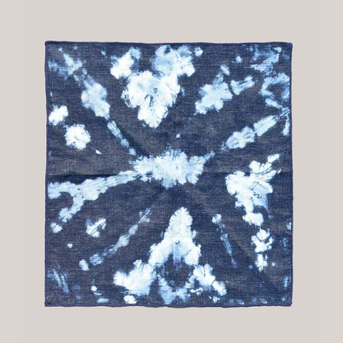 Tie-dye Denim Linen Napkins | Set of 4