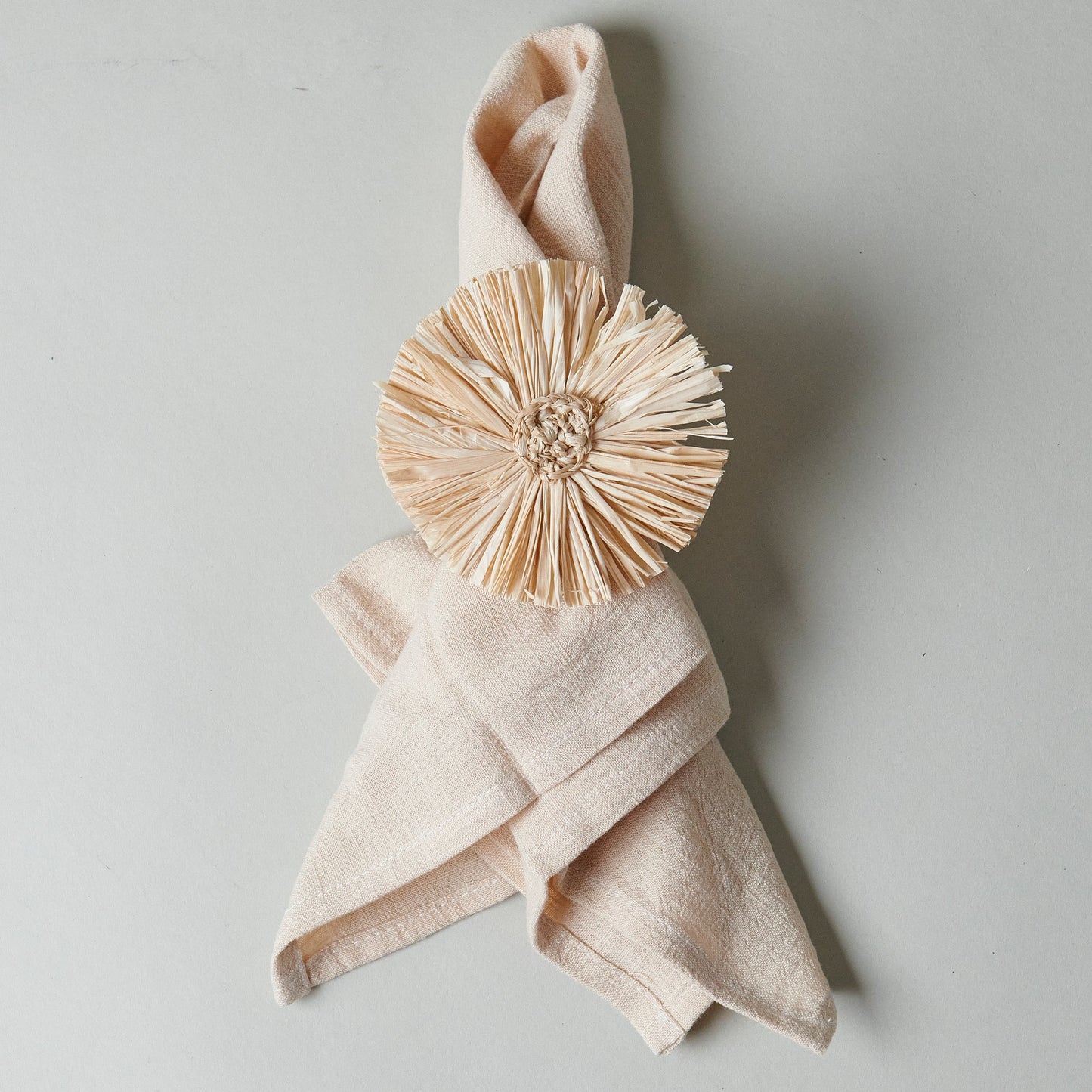 Raffia Fringe Napkin Ring