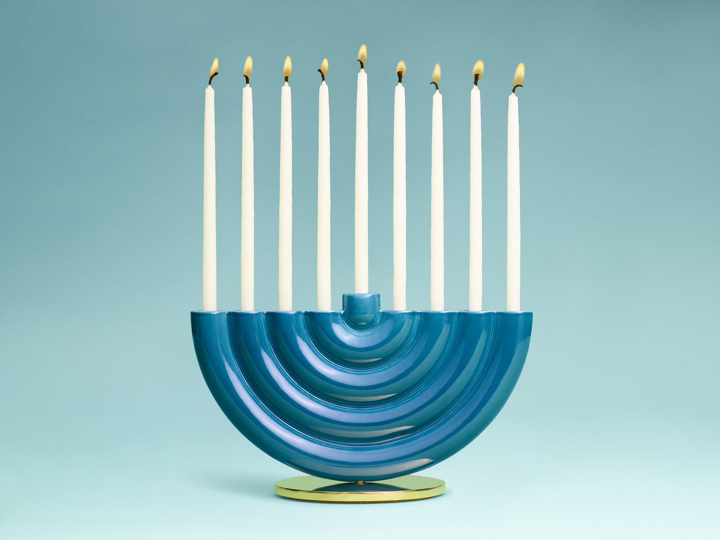 Rainbow Menorah