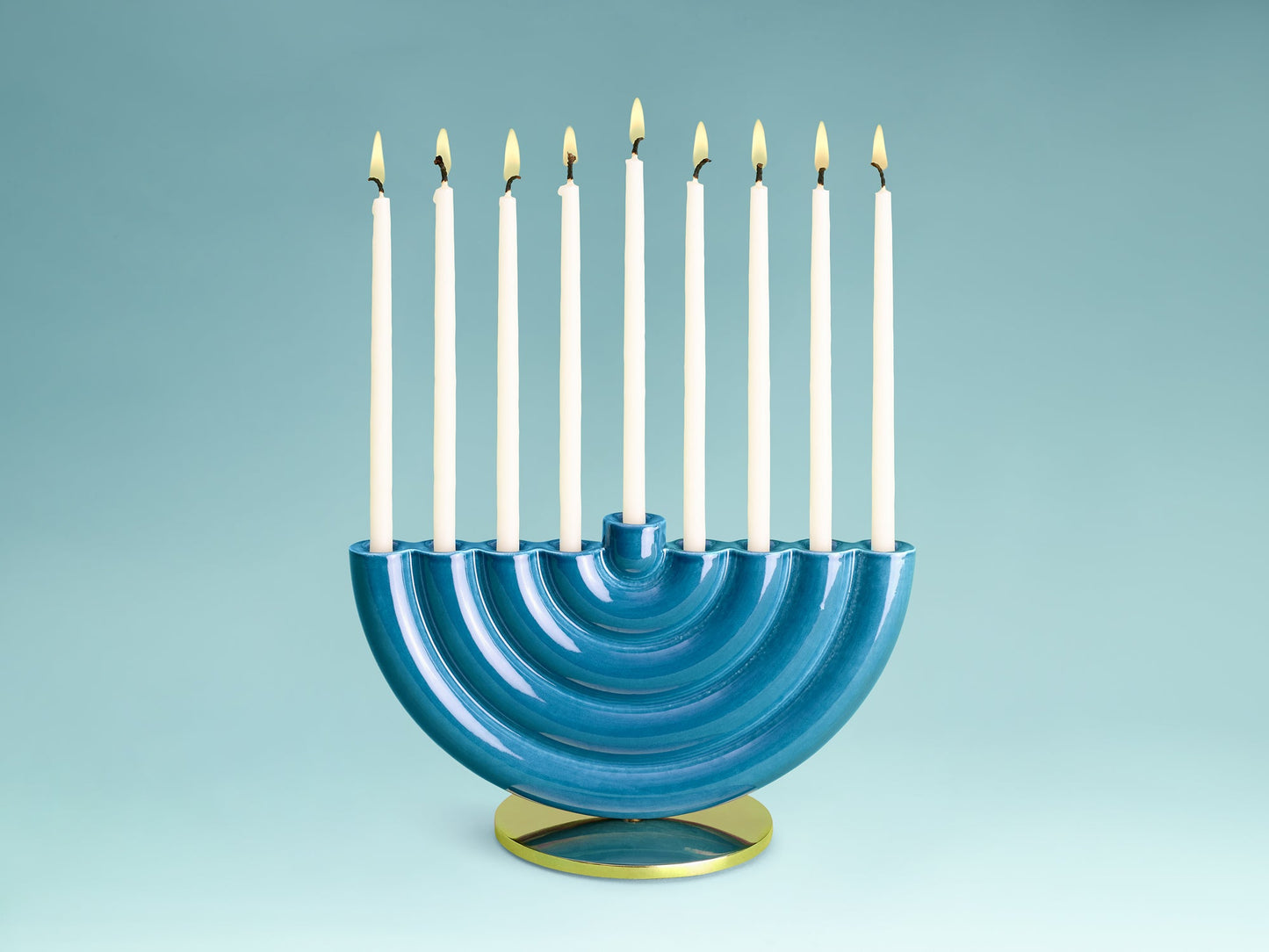 Rainbow Menorah