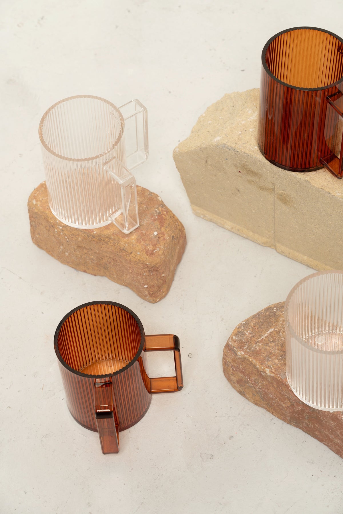 Clear Ribbed