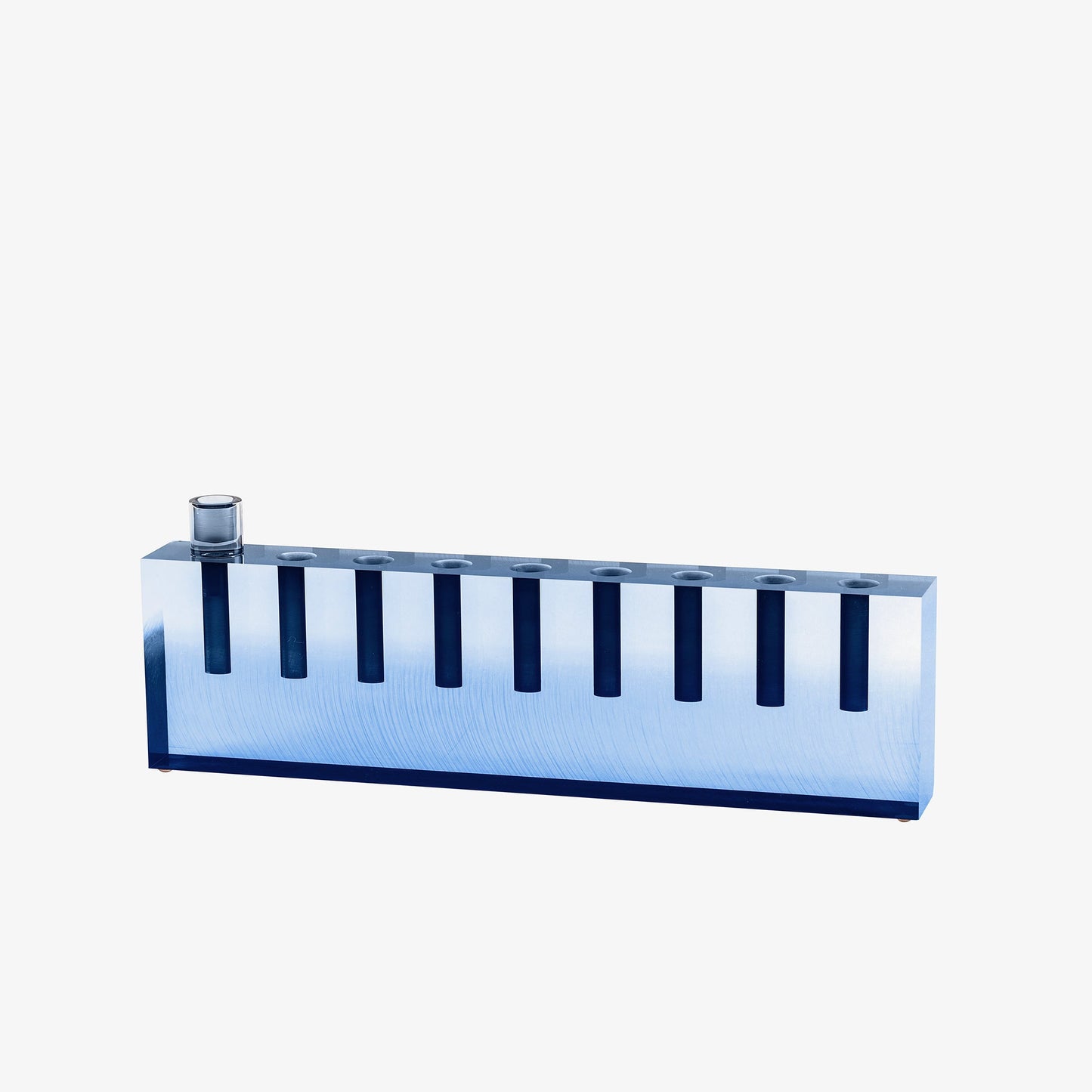 Oil Menorah Navy
