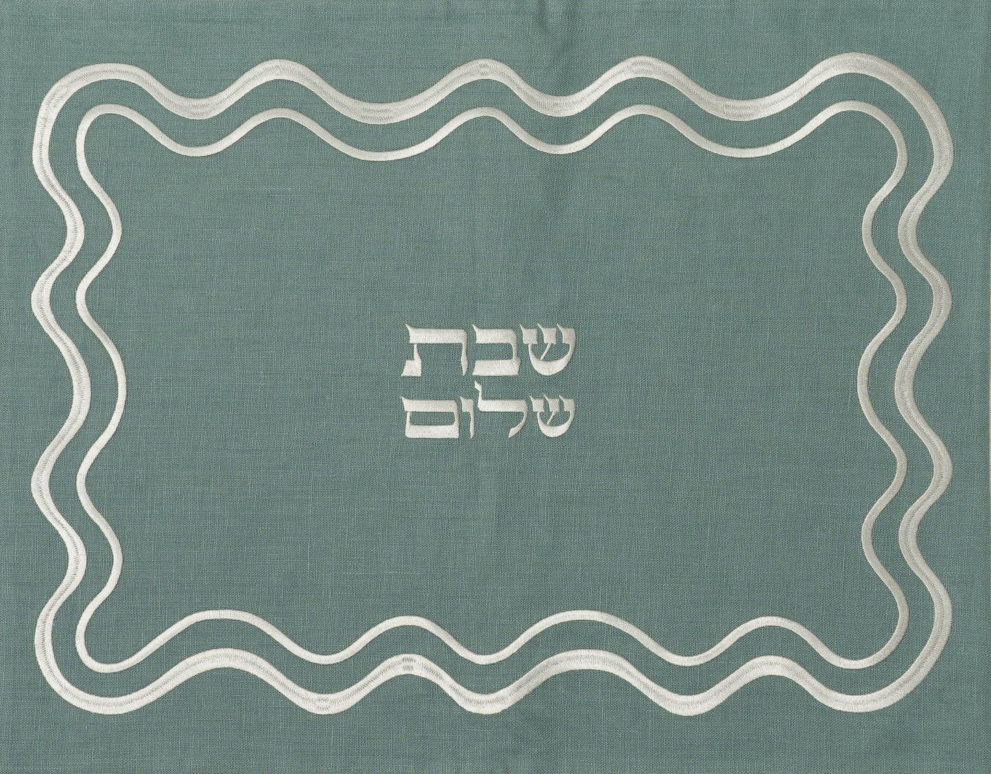 Blue Wavy Linen