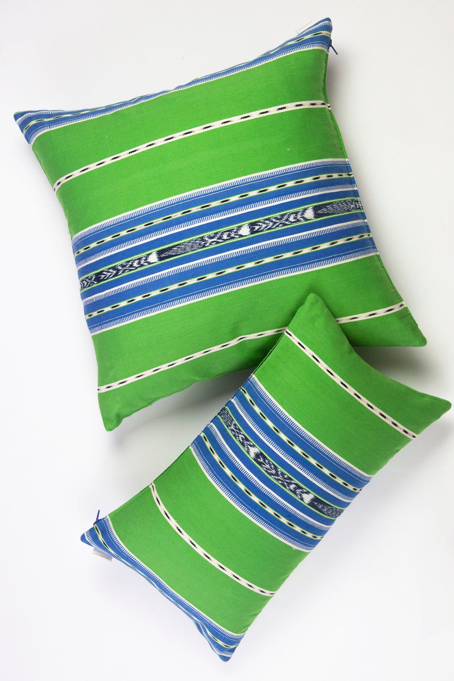 Cantel Pillow - Green & Blue
