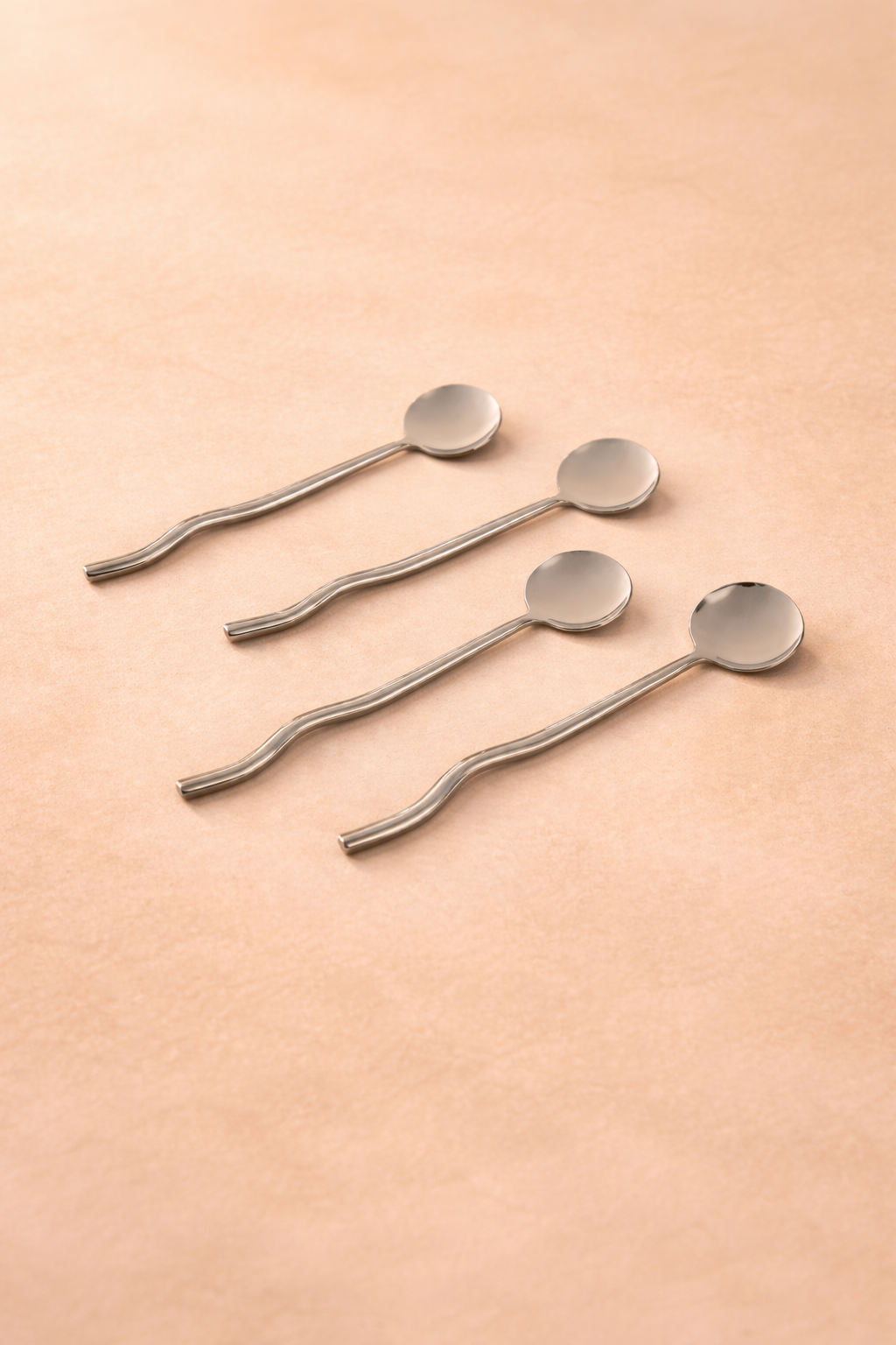 Nadia Spoon Steel (Set of 4) by MESO