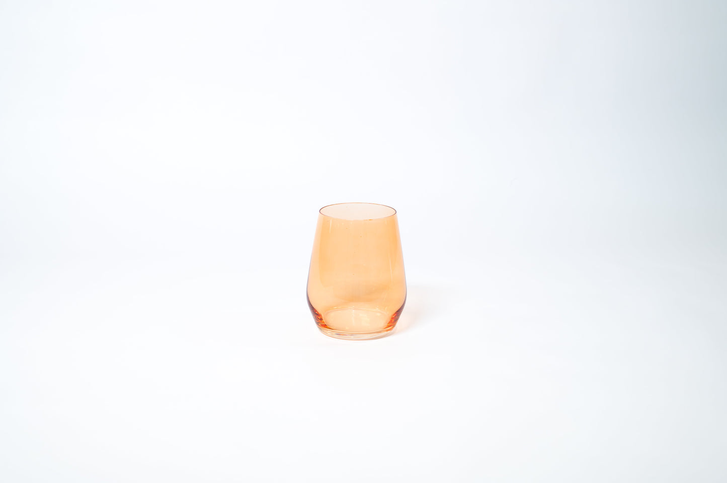 Creamsicle - Colored Wine Glass