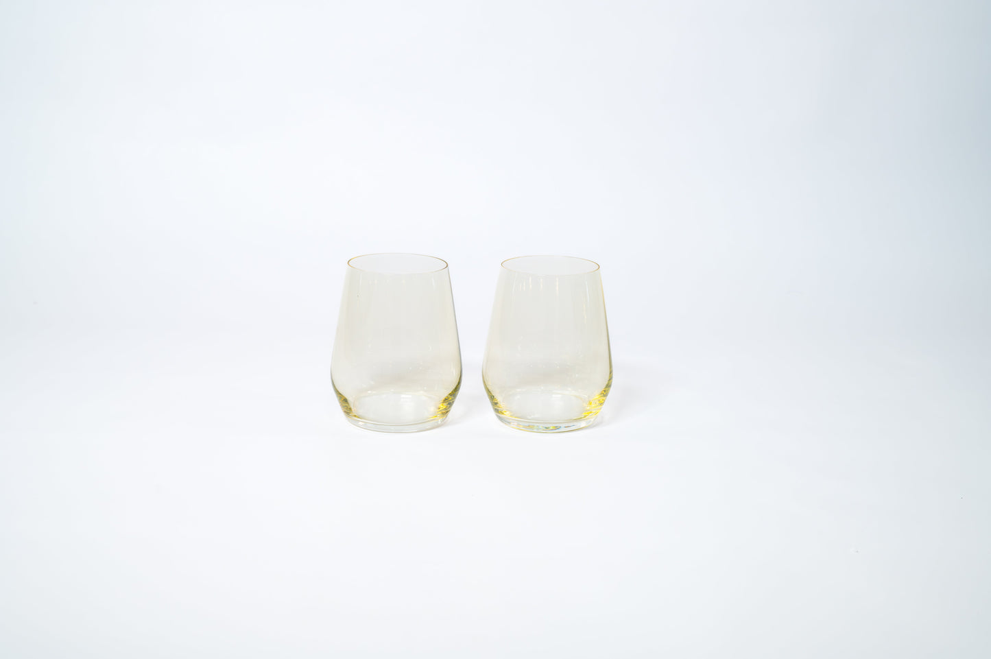 Lemon Drop - Colored Wine Glass