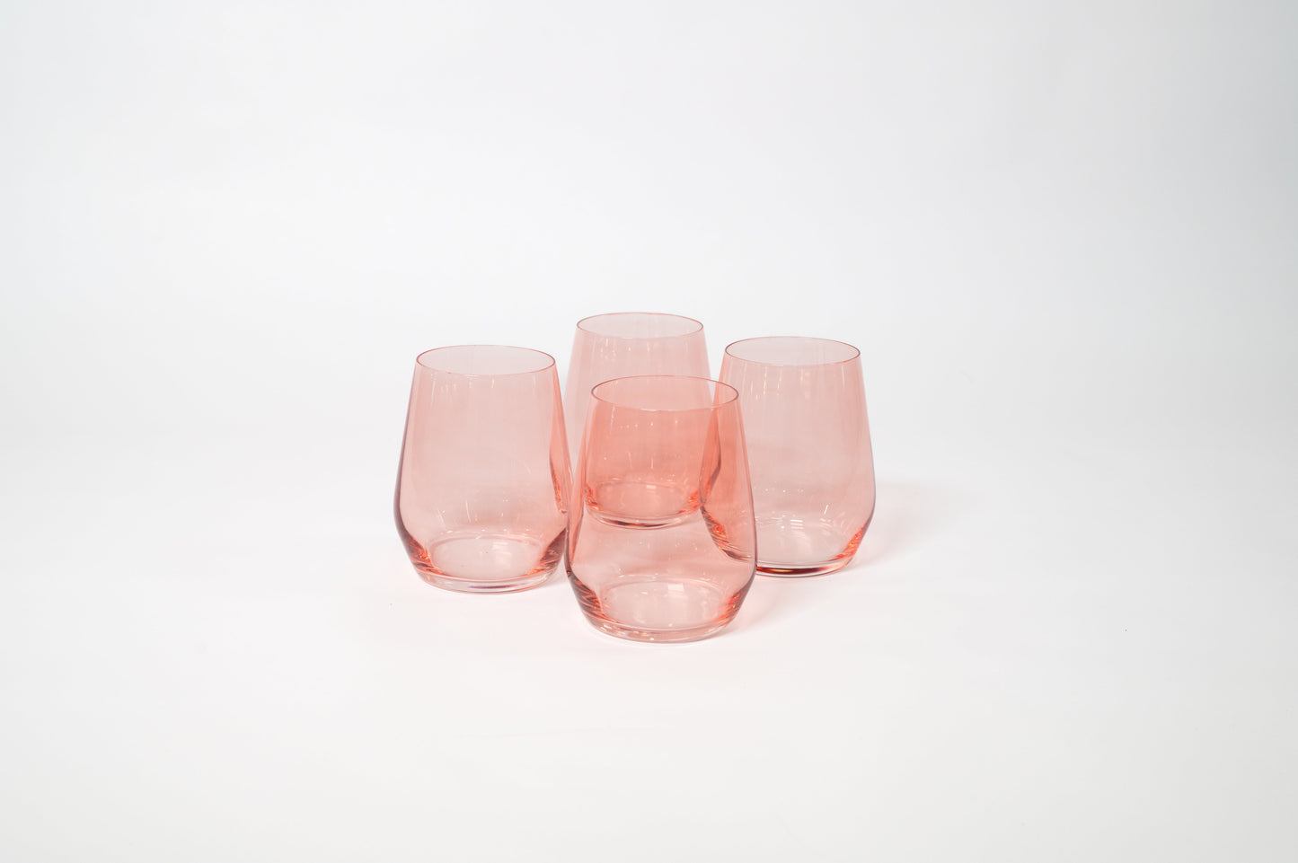 Tickle Me Pink - Colored Wine Glass