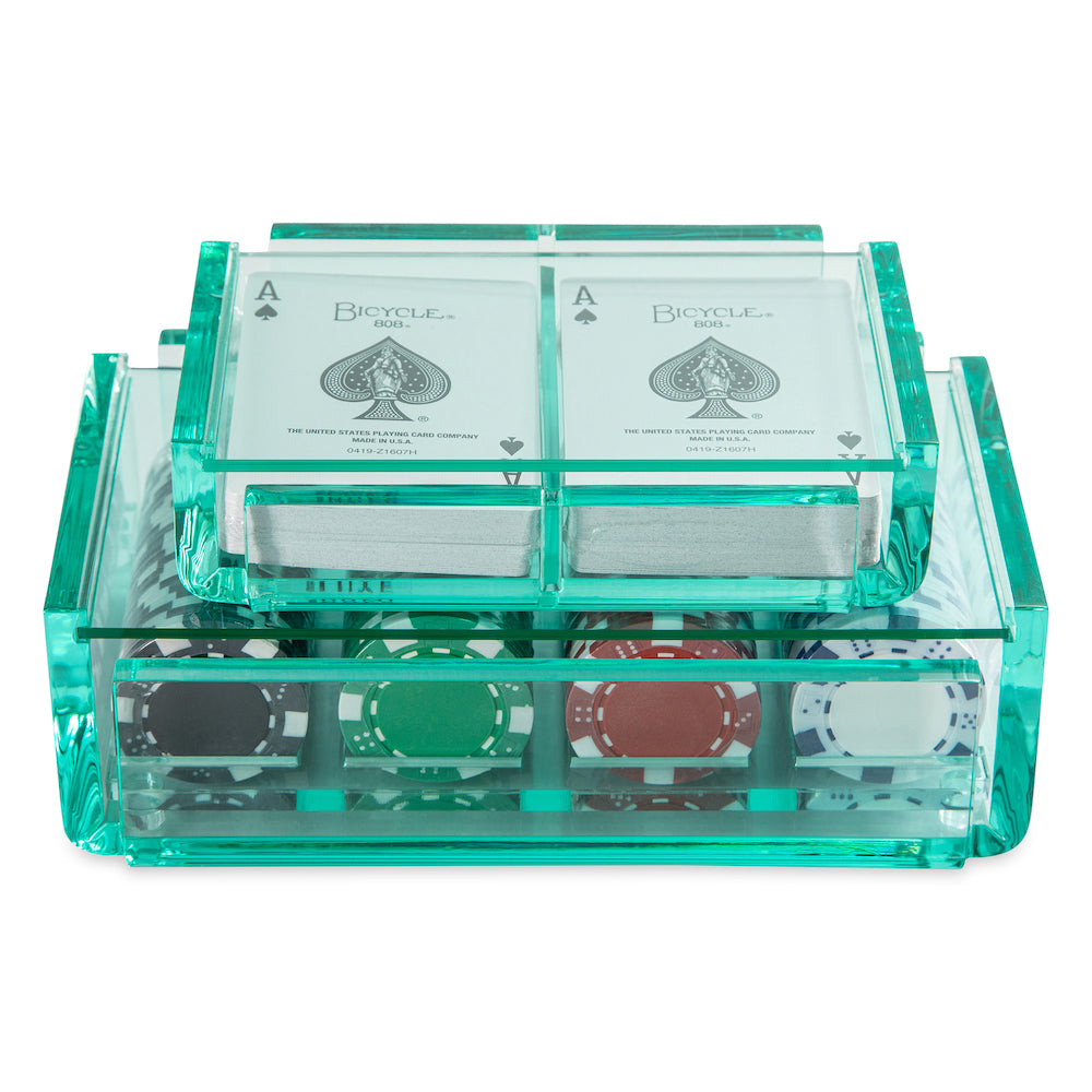 "El Poker" Luxe Poker Chip and Card Set