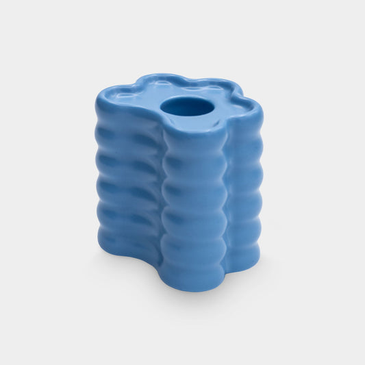 OCTAEVO Flora Candle Holder Large - Blue