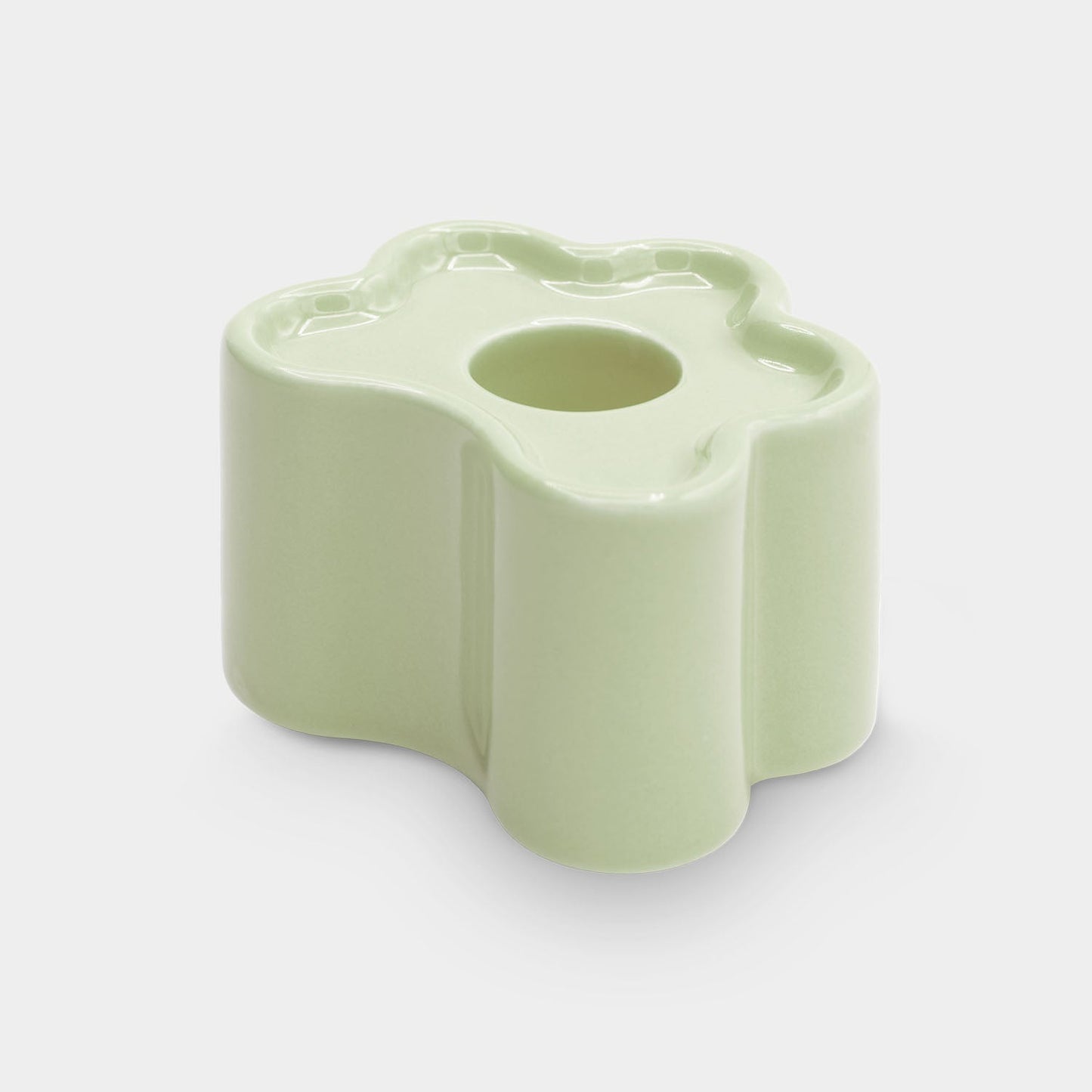 OCTAEVO Flora Candle Holder Small - Mint