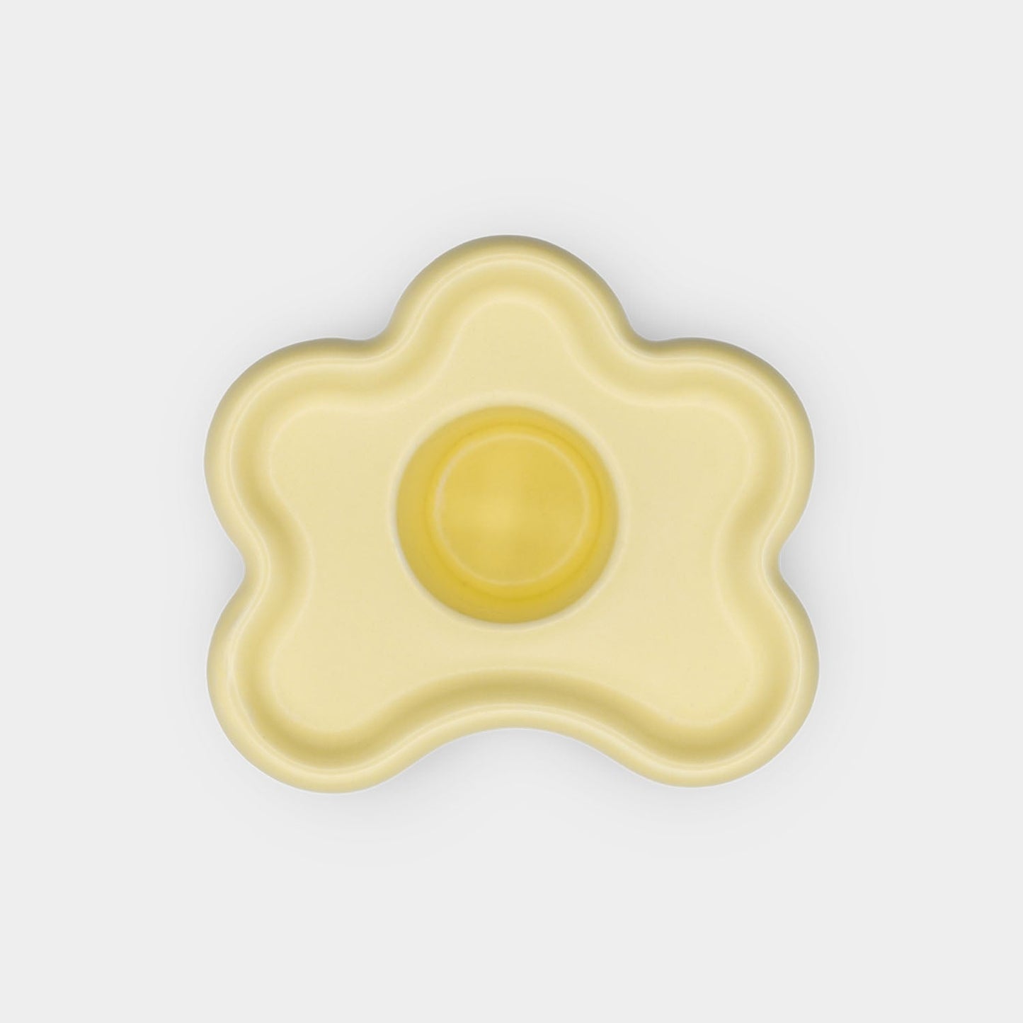 OCTAEVO Flora Candle Holder Large - Yellow