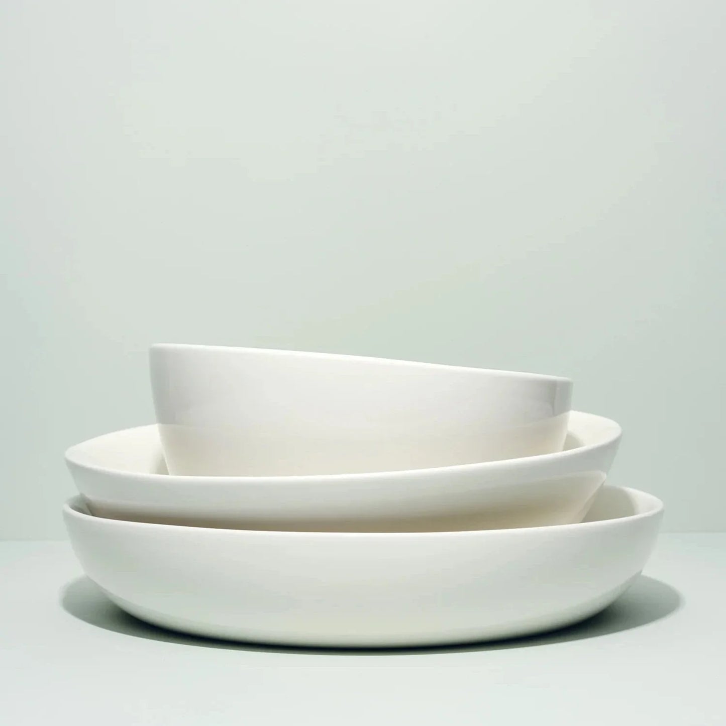 Shallow Serving Bowl - White