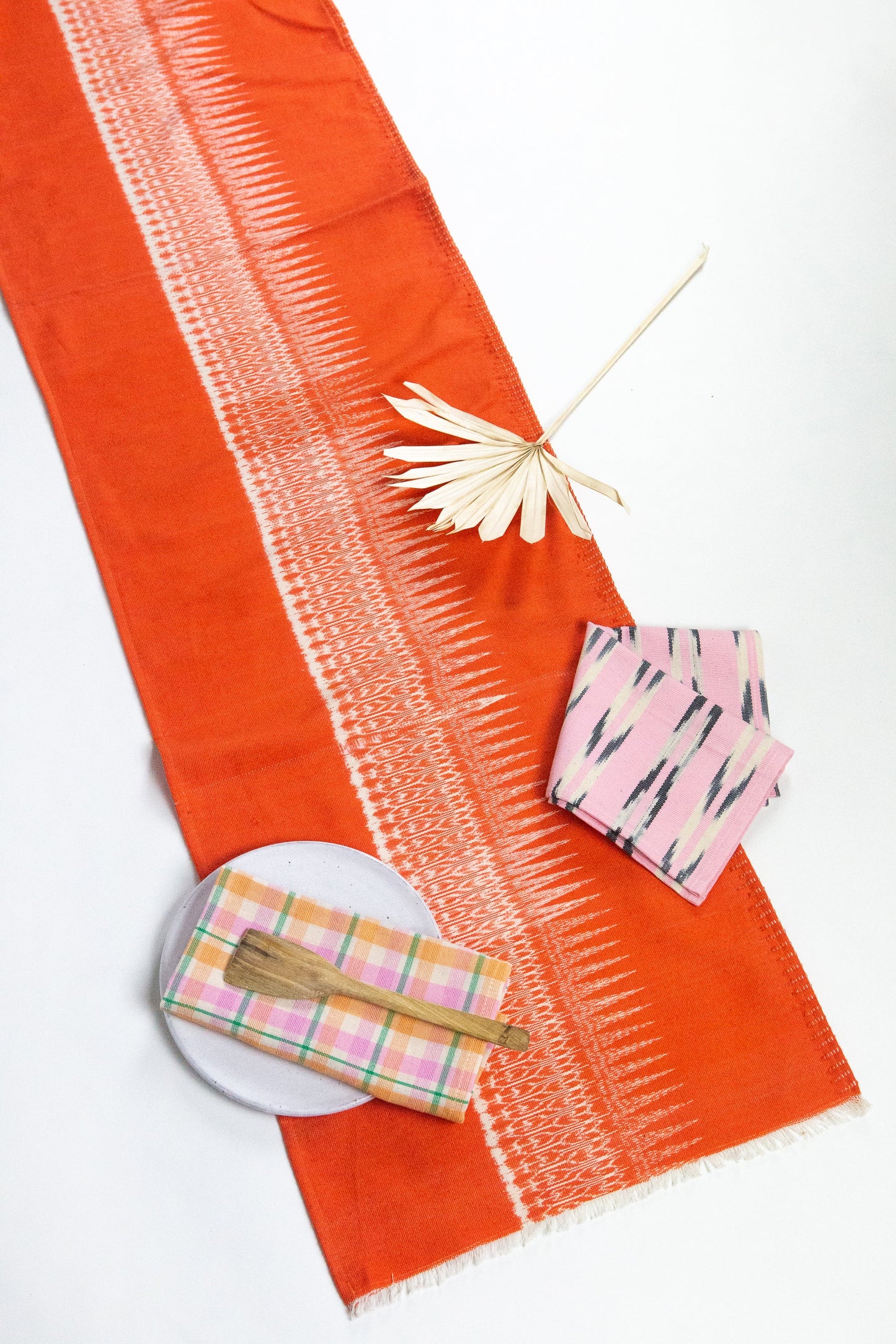 Gabriela Jaspé Table Runner - Orange