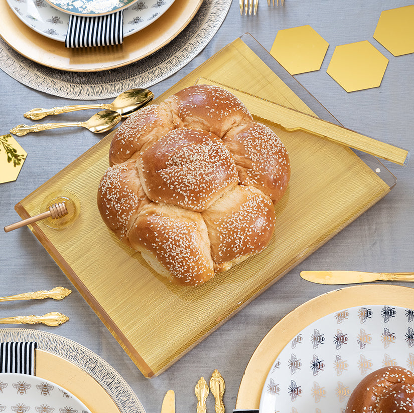 Solid Challah Board Gold