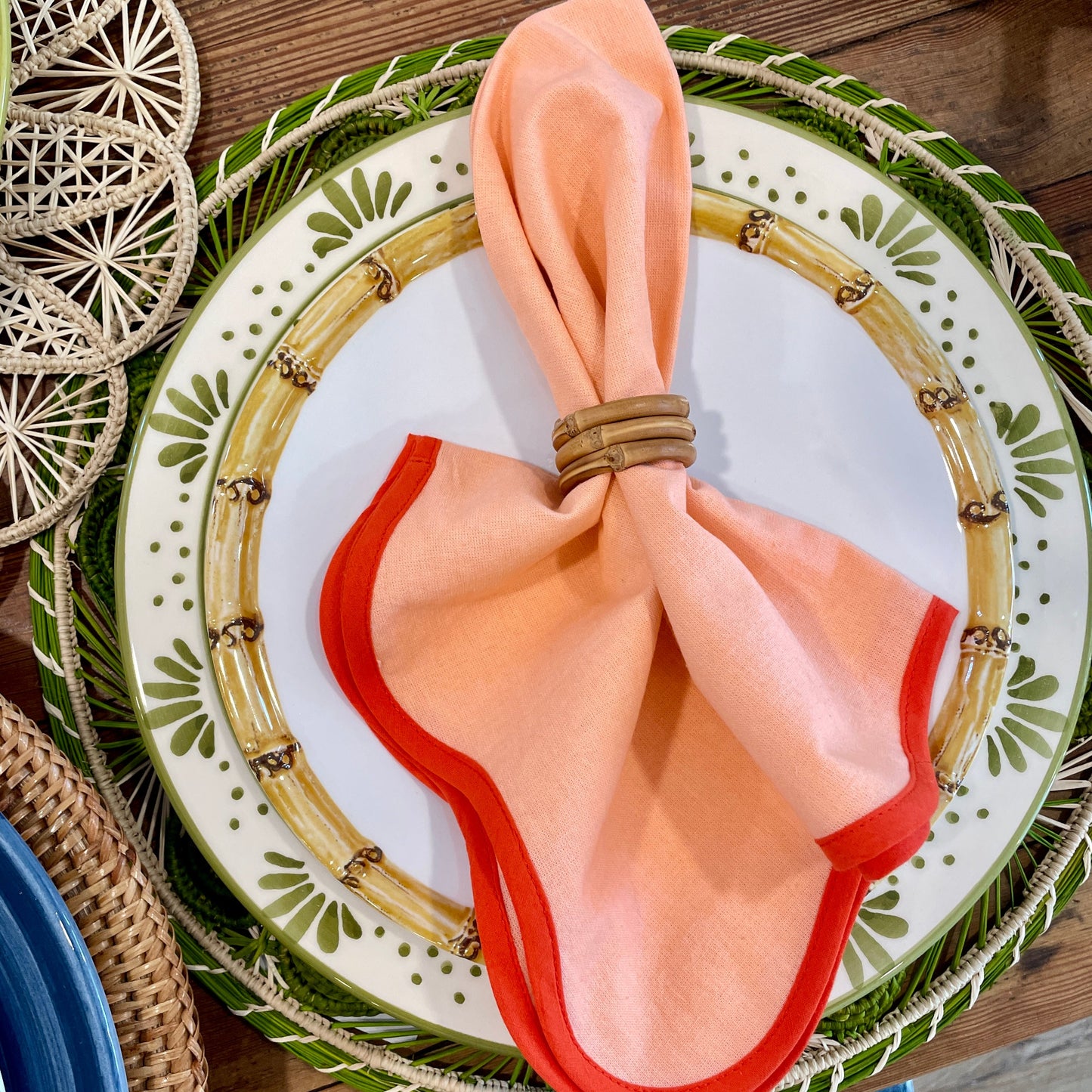 BAMBOO SALAD PLATE
