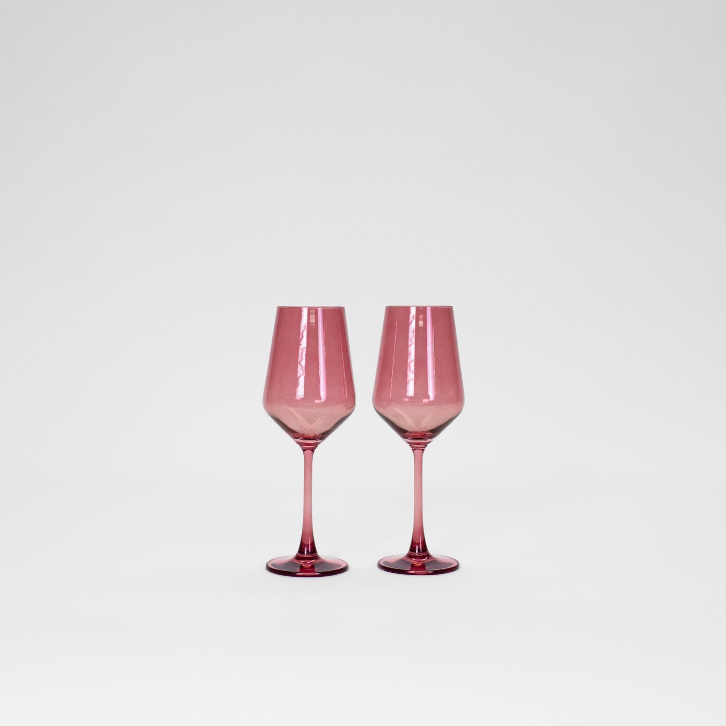 Mauvelous - Colored Wine Glass