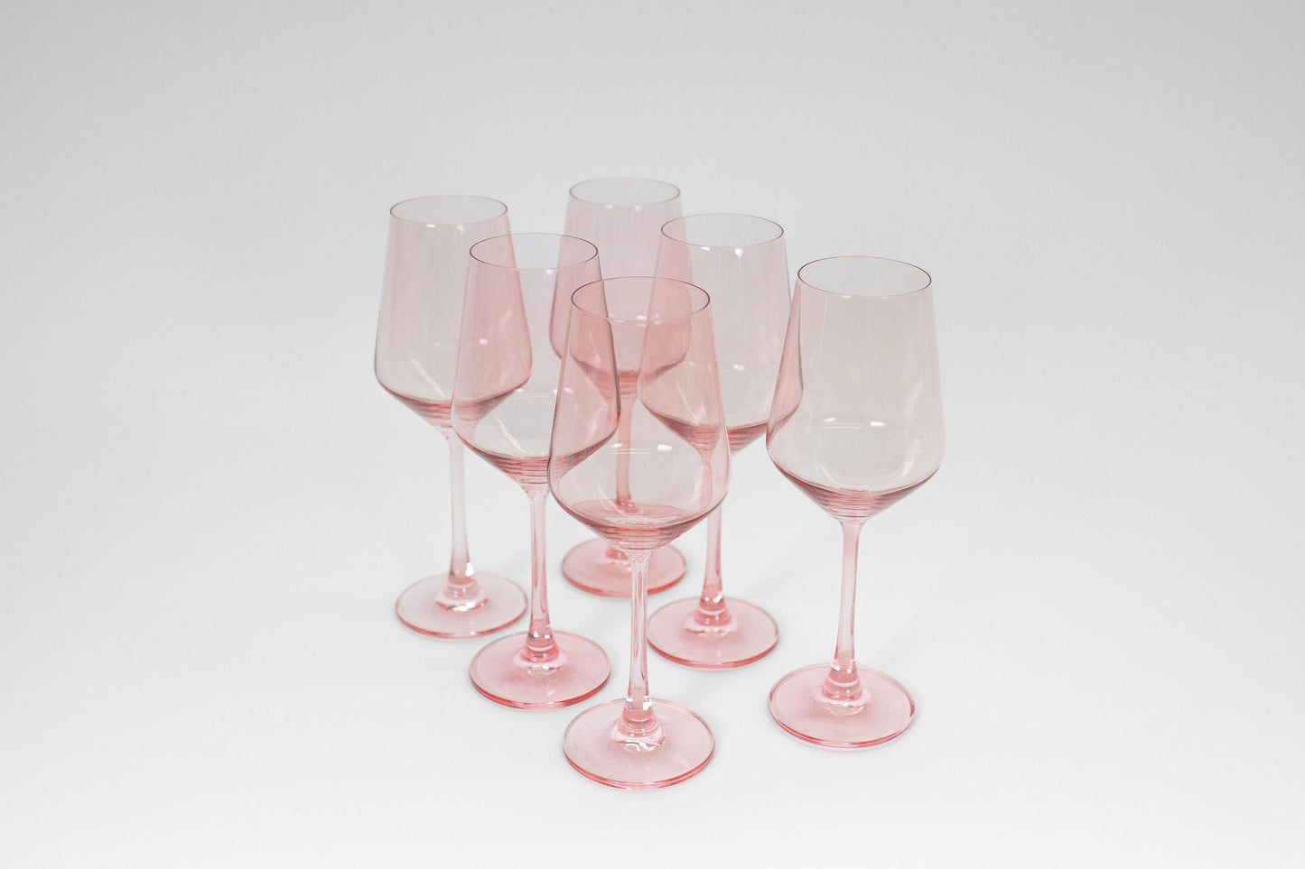 Tickle Me Pink - Colored Wine Glass
