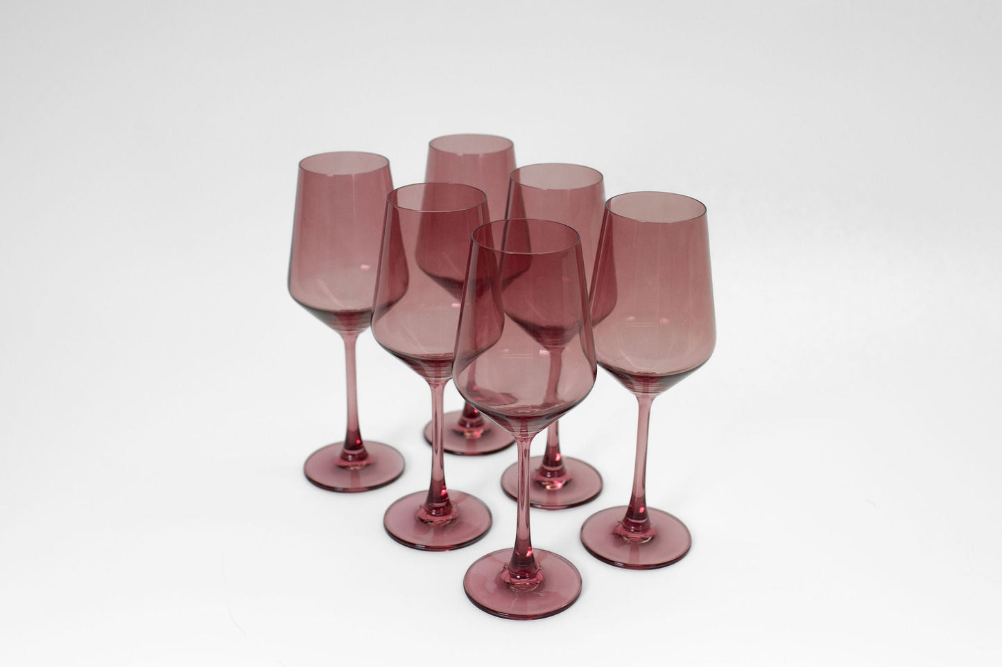 Mauvelous - Colored Wine Glass