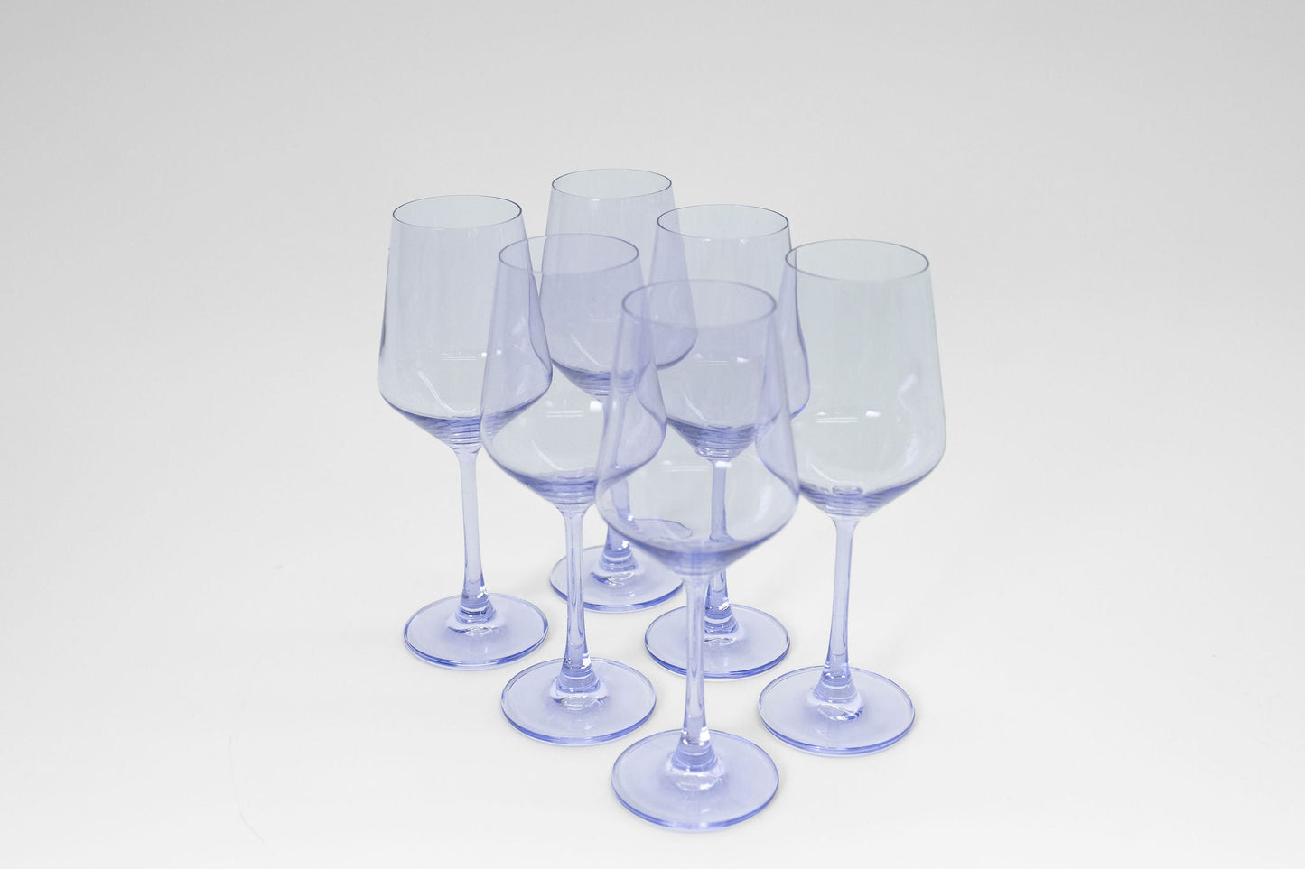 Lady Lavender Wine Glass