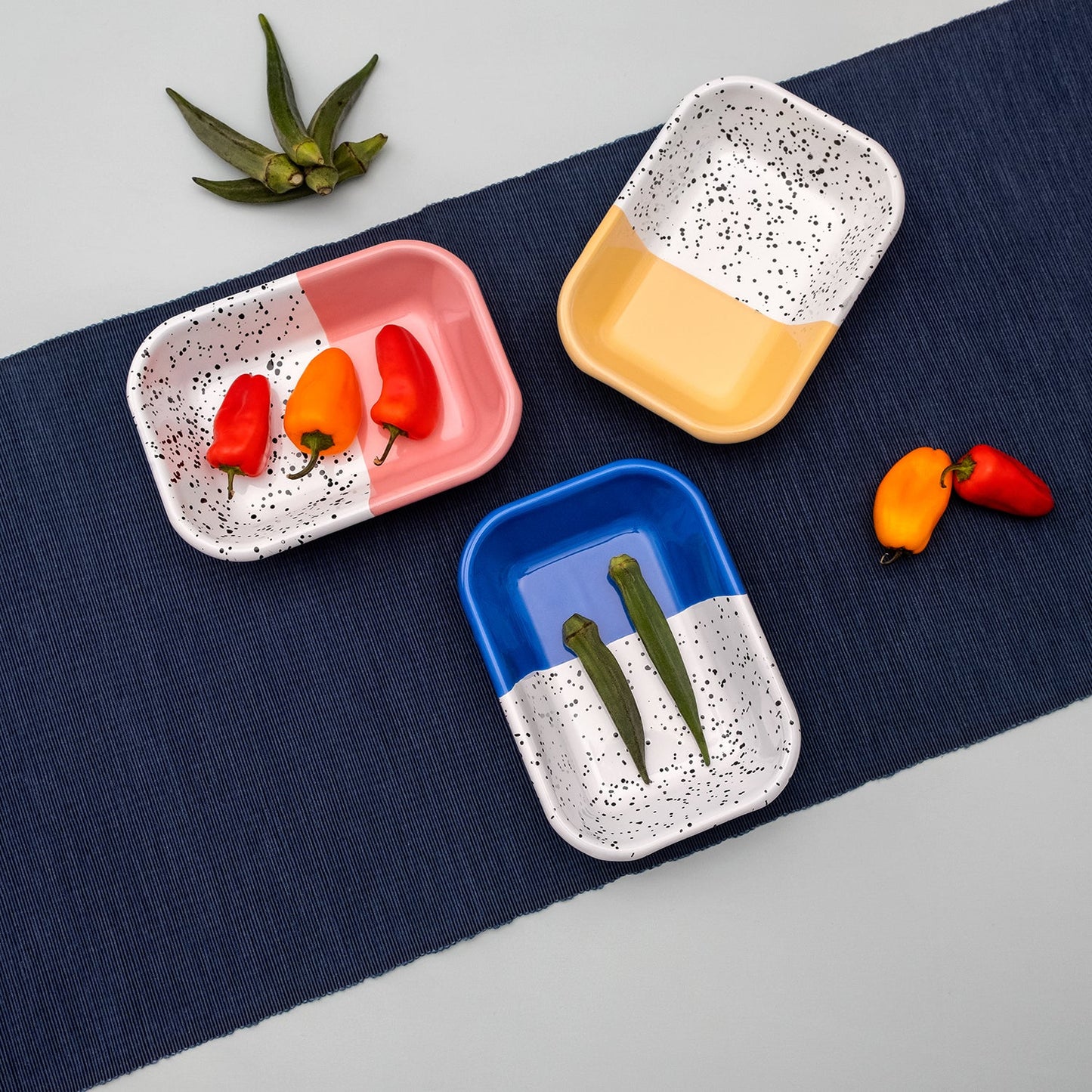 Kapka Mind-Pop Mezze Rectangle Plate - Darling Spring