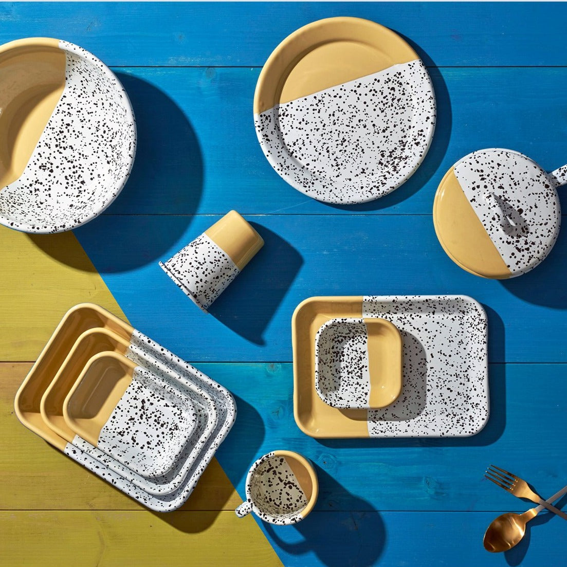 Kapka Mind-Pop Mezze Rectangle Plate - Darling Spring
