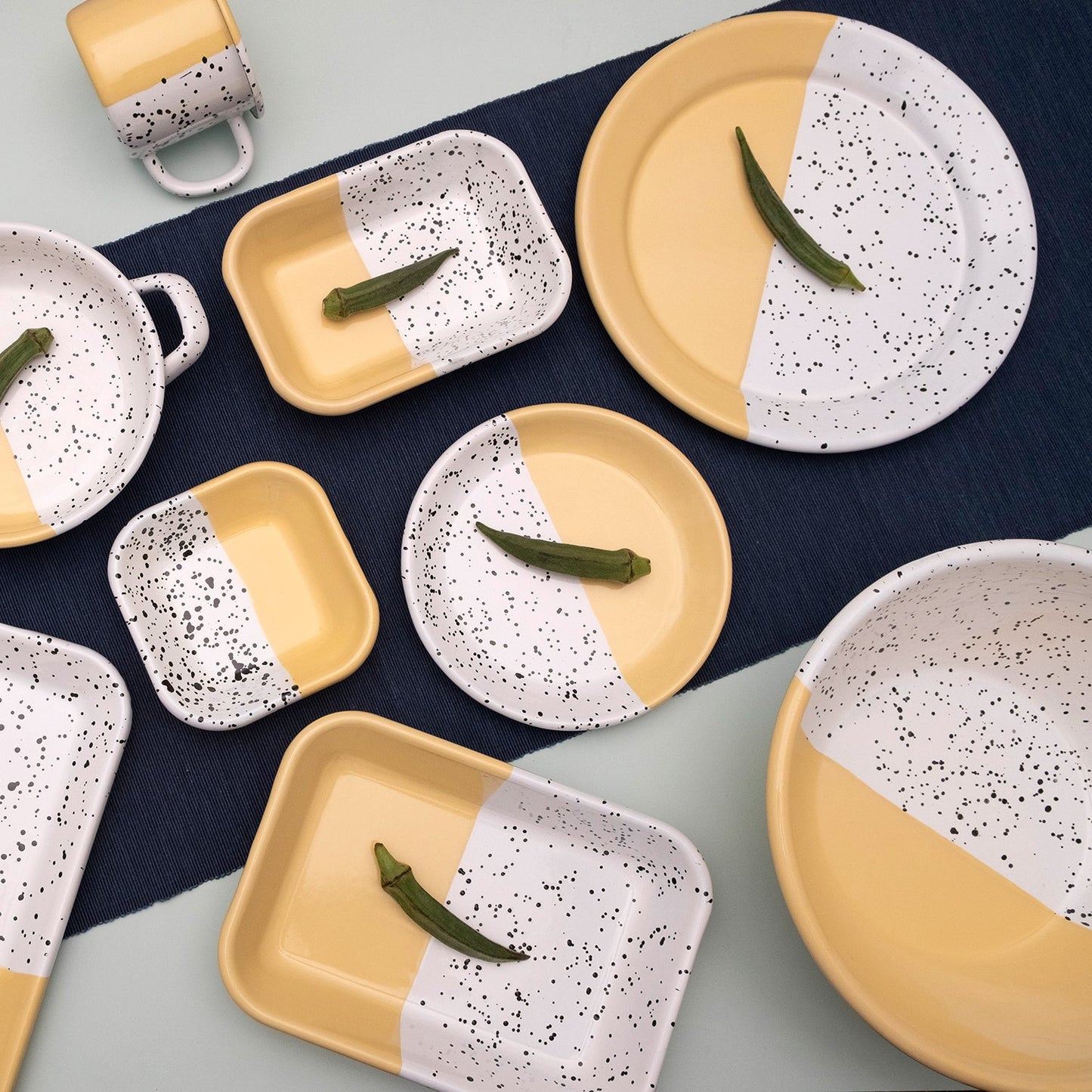 Kapka Mind-Pop Mezze Square Plate - Darling Spring