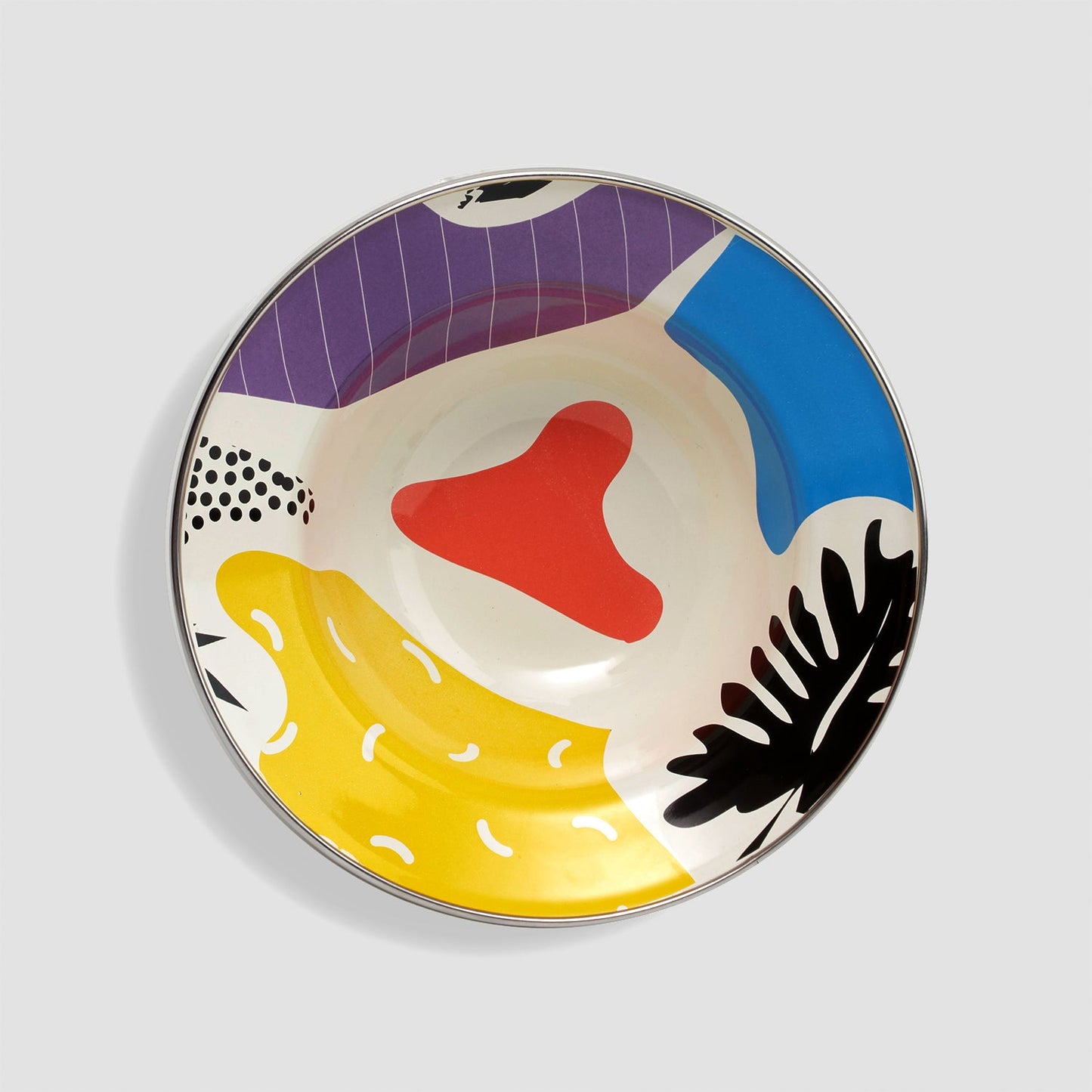 Kapka Flashback Small Enamel Footed Fruit Plate - Darling Spring