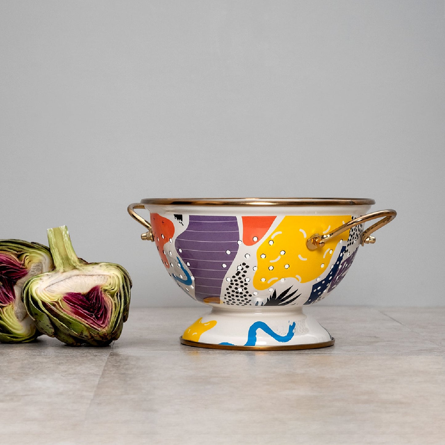 Kapka Flashback Small Enamel Colander - Darling Spring