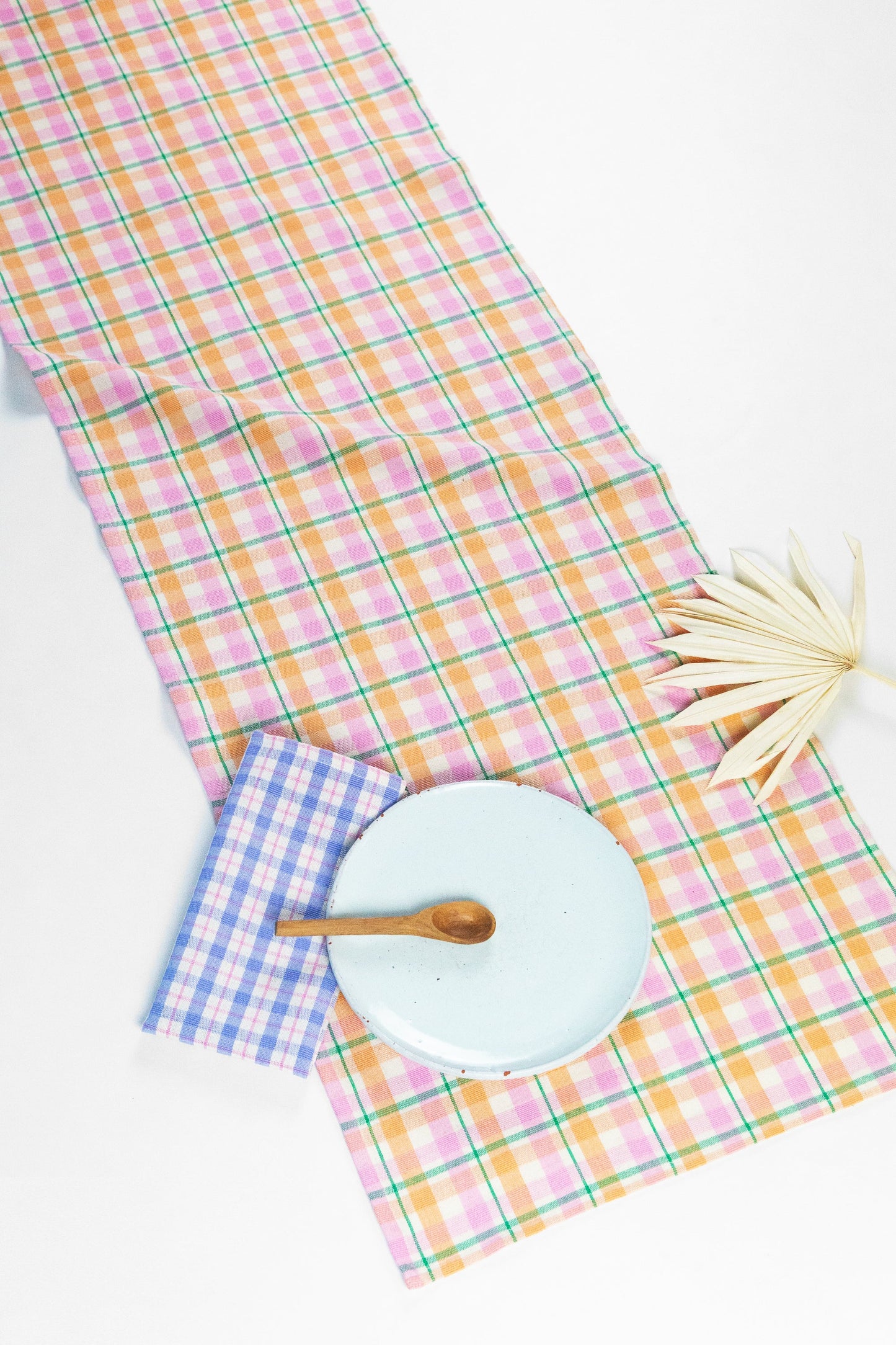 Marguerite Plaid Runner