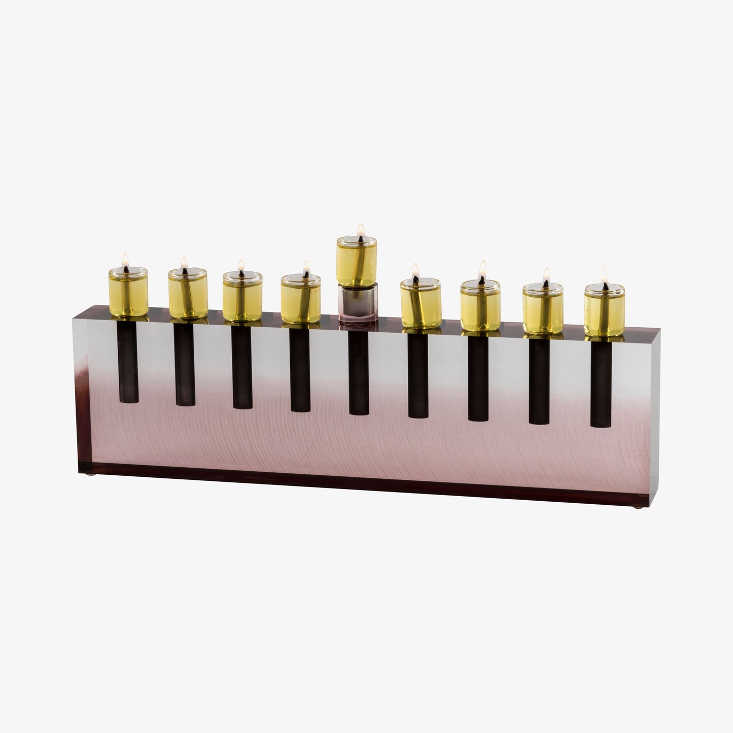 Oil Menorah Smoke
