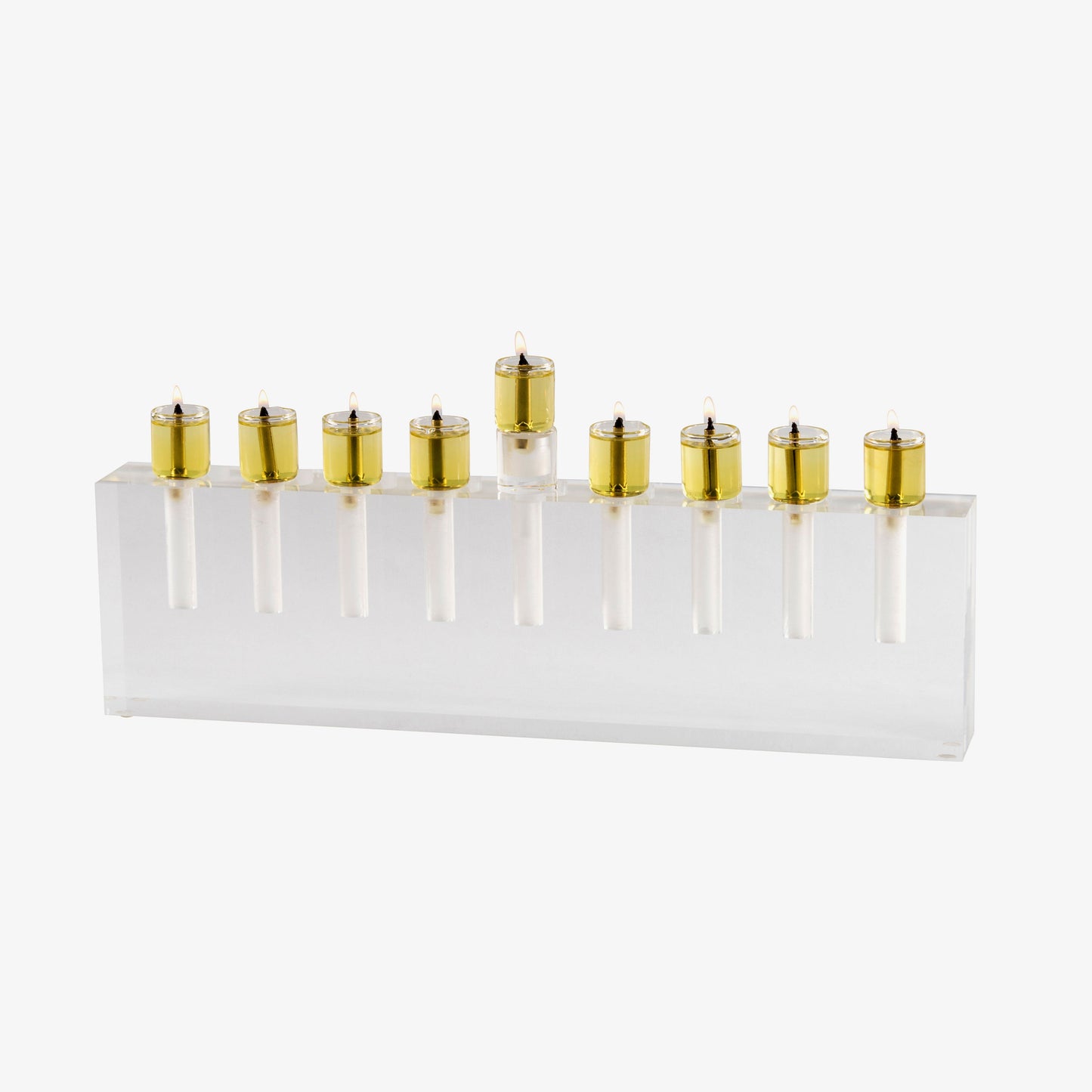 Oil Menorah White