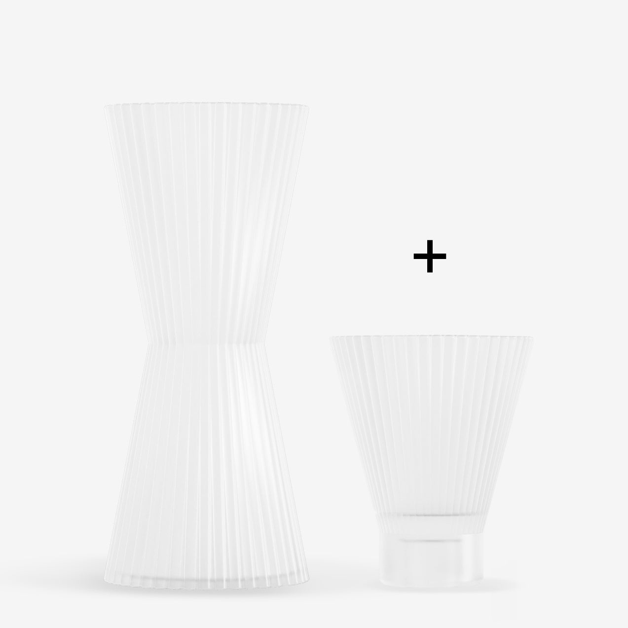 Decanter Drinkware Set - Frosted