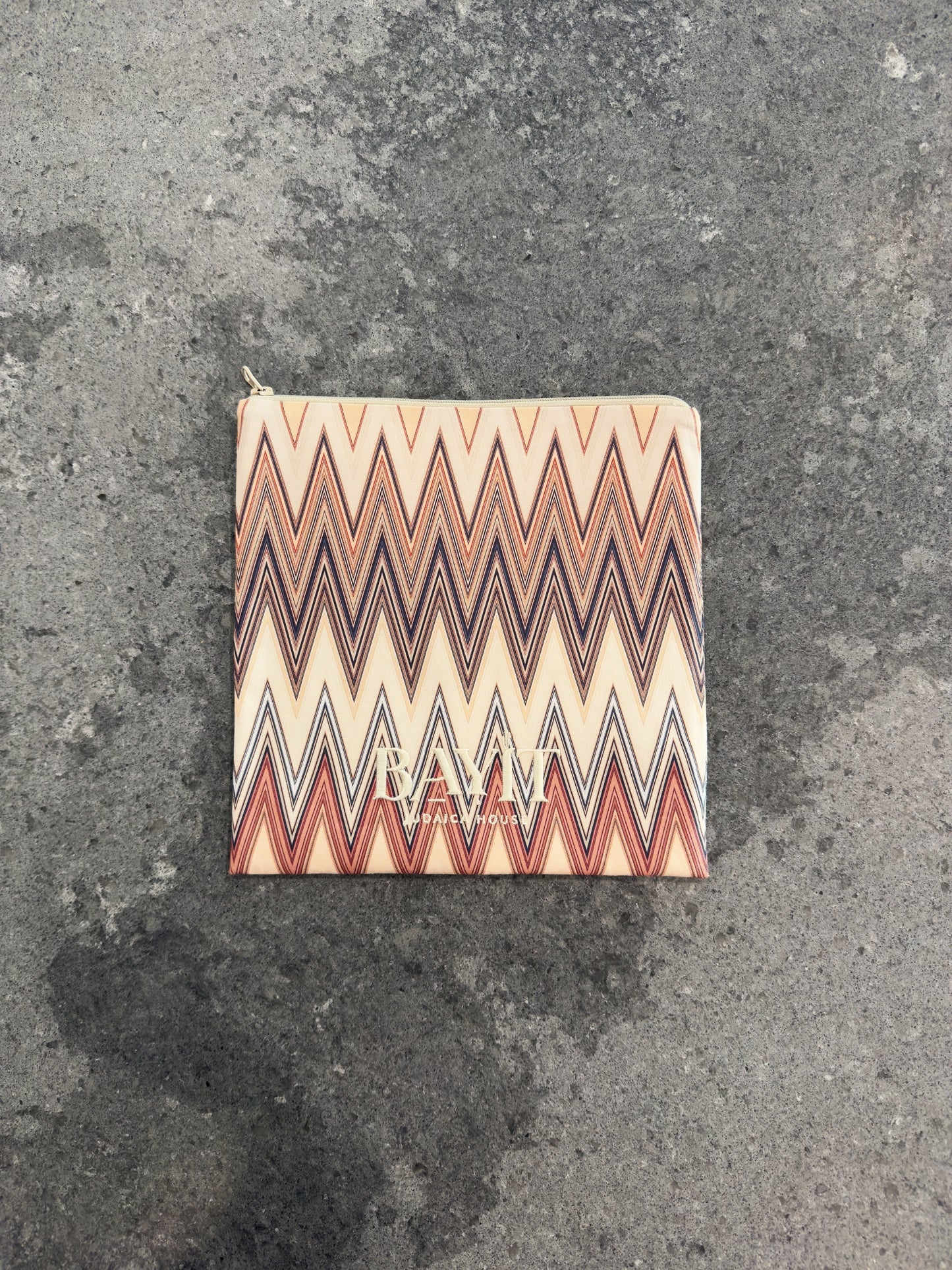 Chevron Zippered Afikoman Bag