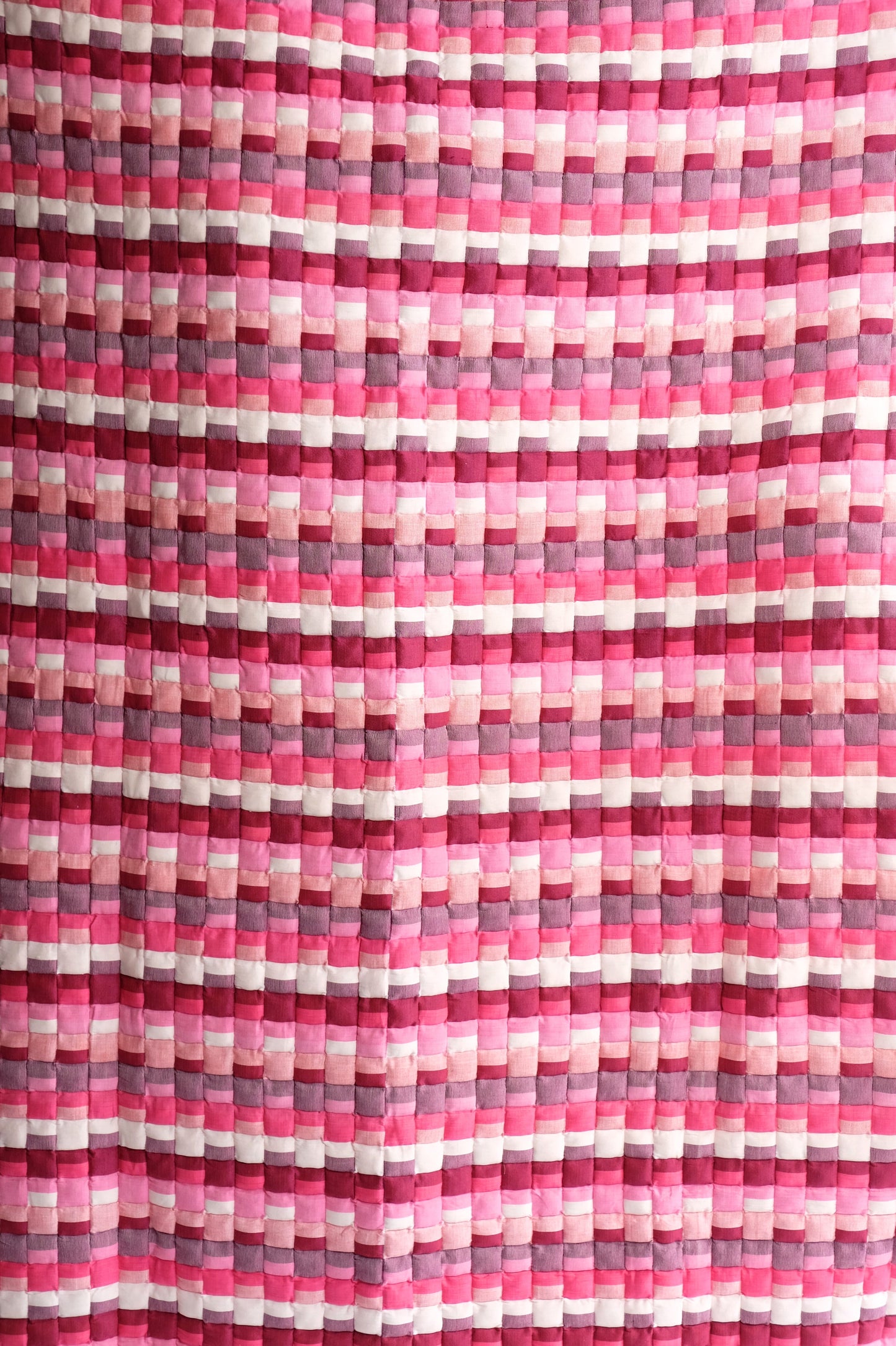 Pink Tetris Sujani Quilt