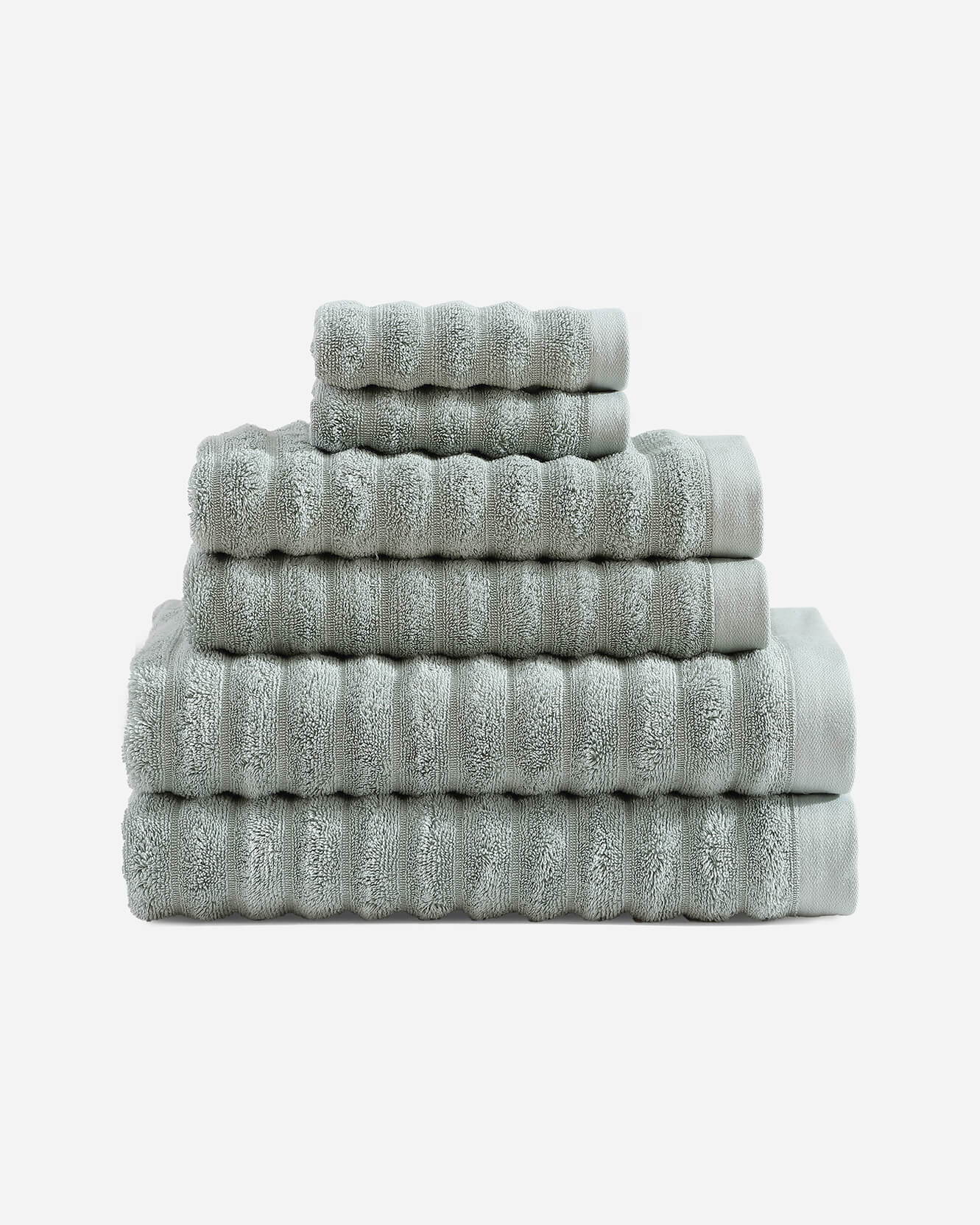 Turkish Cotton Rib Towel Set