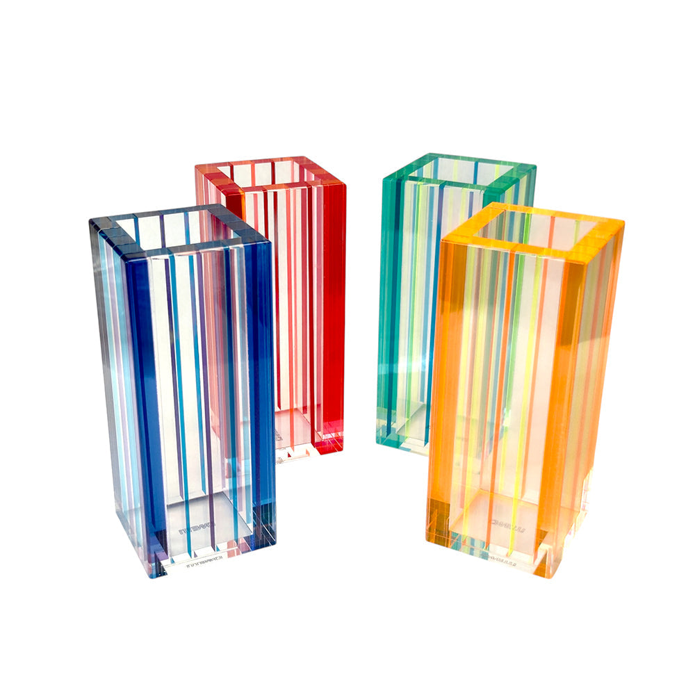 Canetti Colorful Bouquet Vase in Orange/Red