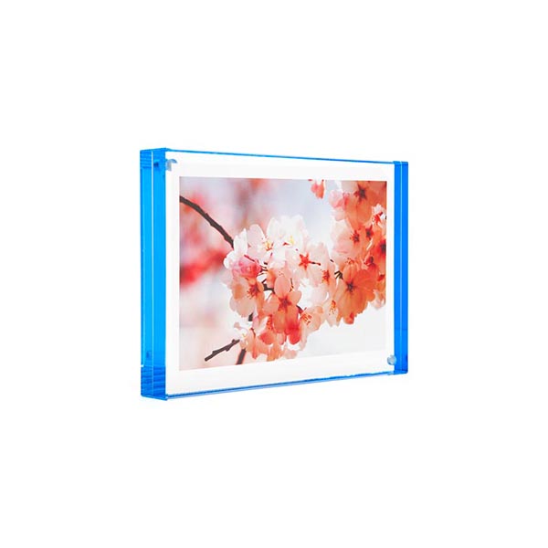 Color Edge Magnet Frame - Blue 5" x 7" - Set of 3