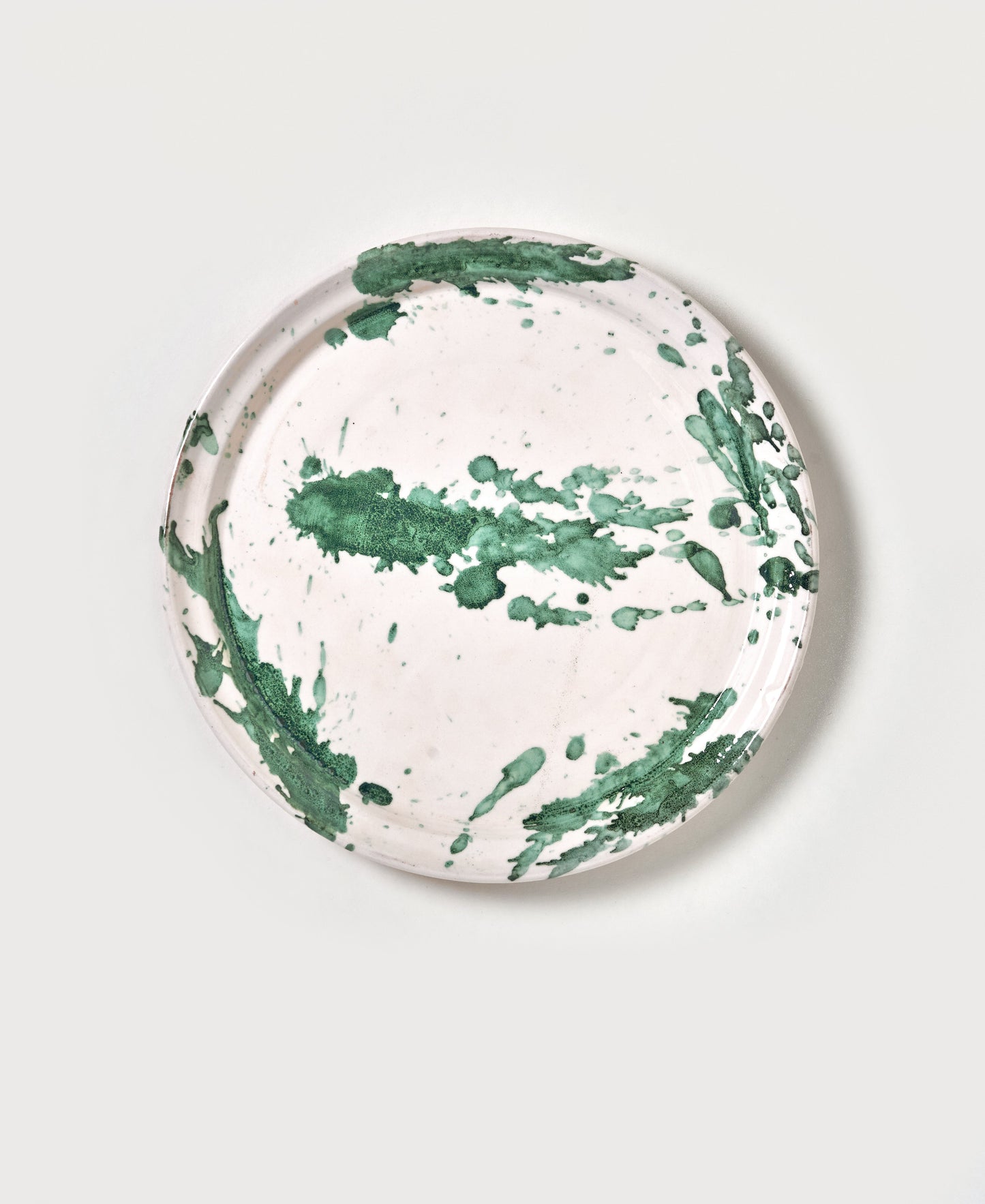 Dinner Plate - Il Buco Vita / Color~Green Splatterware