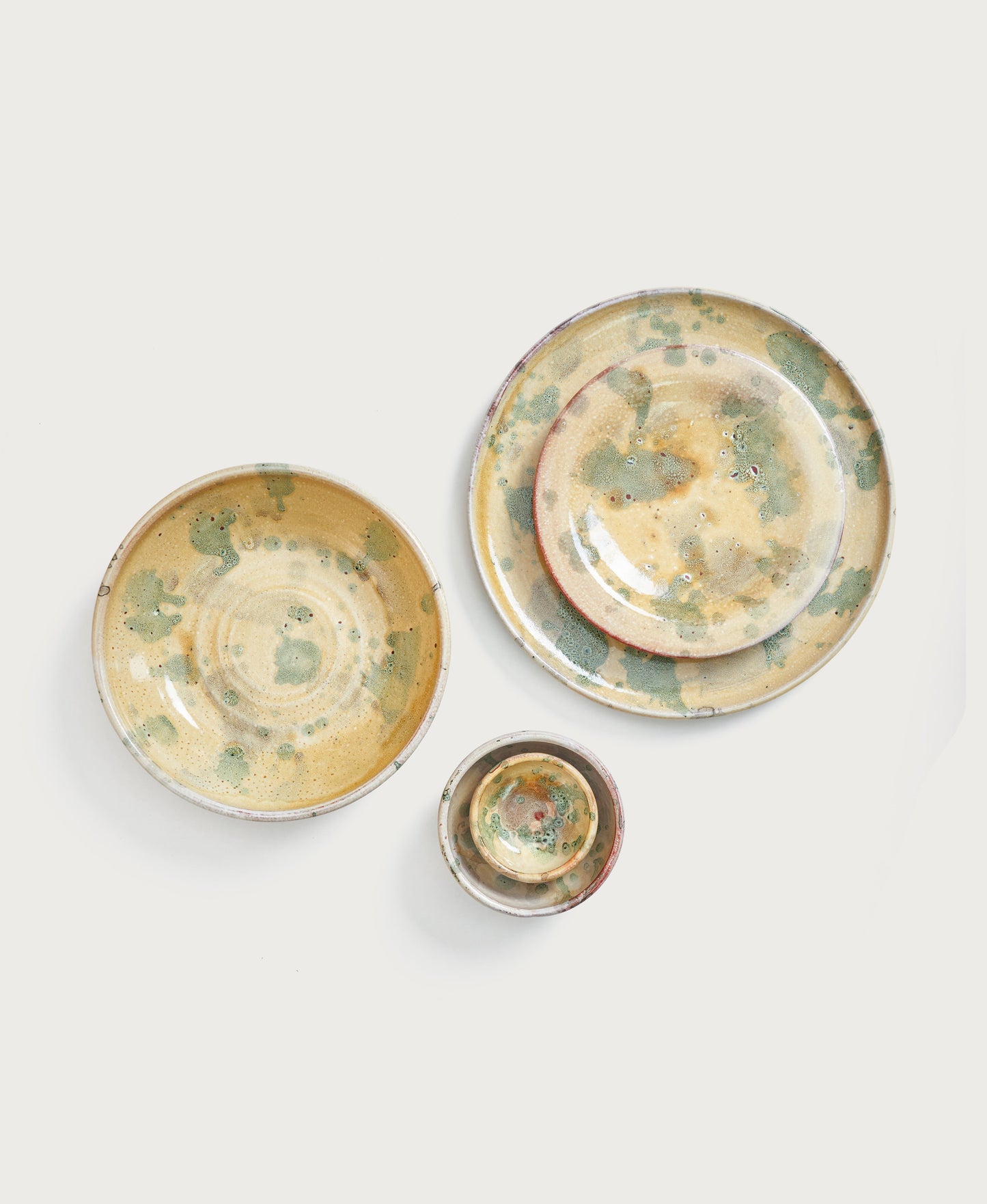 Salt and Oil Dish - Il Buco Vita / Color~Etrusca Verde