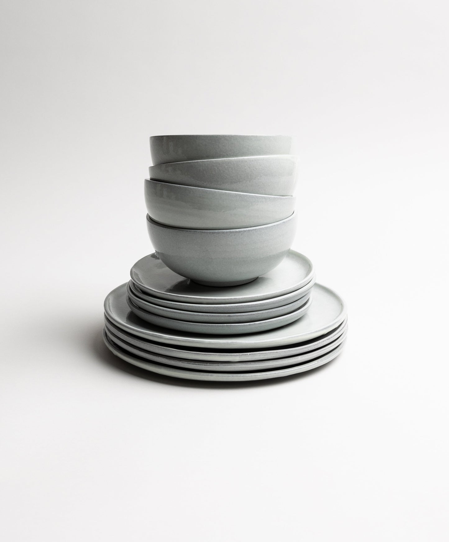 Flat Dinner Set- Il Buco Vita / Color~Dove Grey