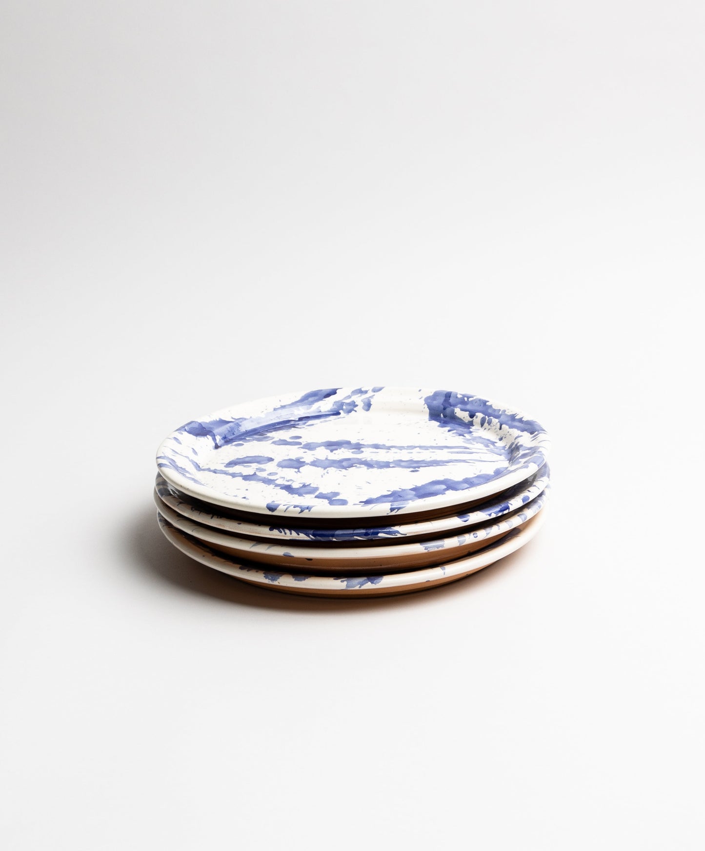 Dinner Plate- Il Buco Vita / color~Blue Splatter