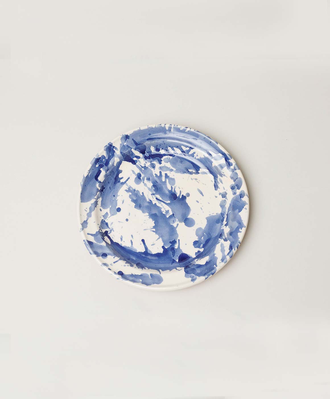 Side Plate- Il Buco Vita / color~blue splatter