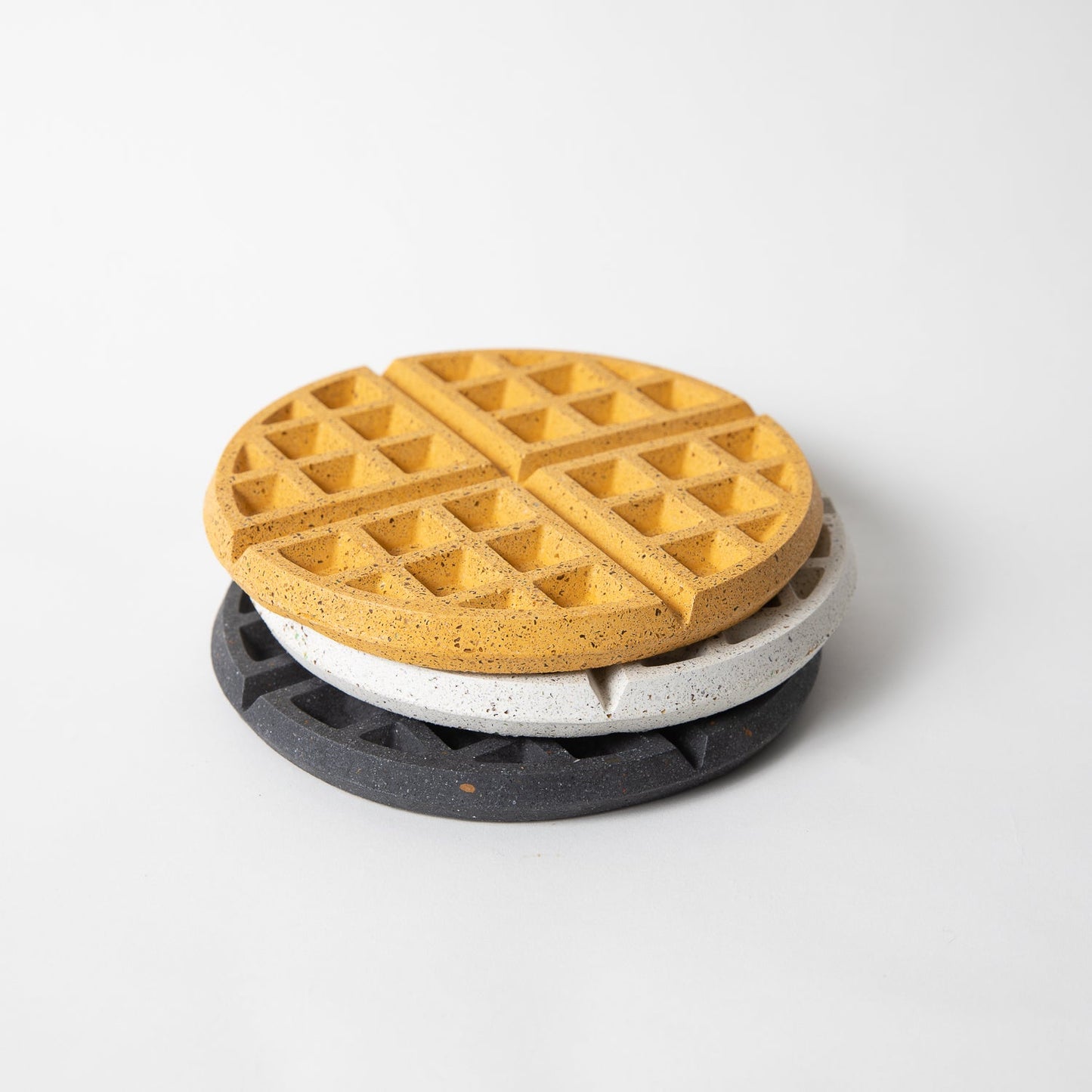 Waffle Trivet | White Terrazzo