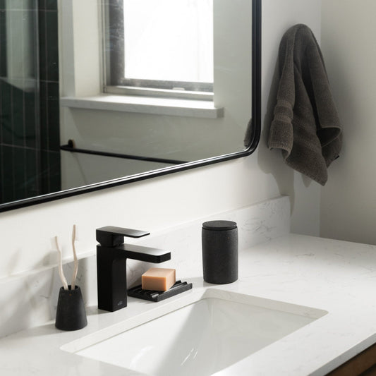 Toothbrush Holder | Black Terrazzo - pretti.cool