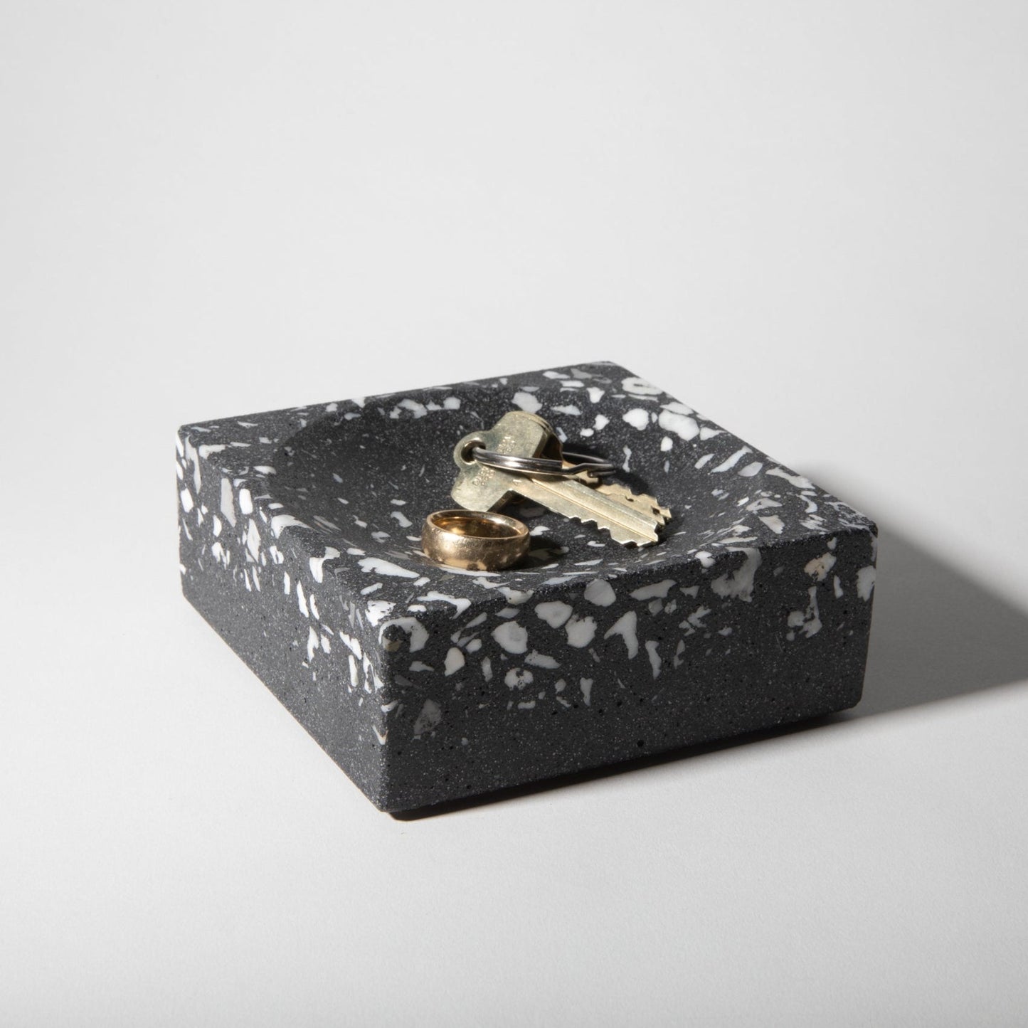 Block Catch All | Black Terrazzo