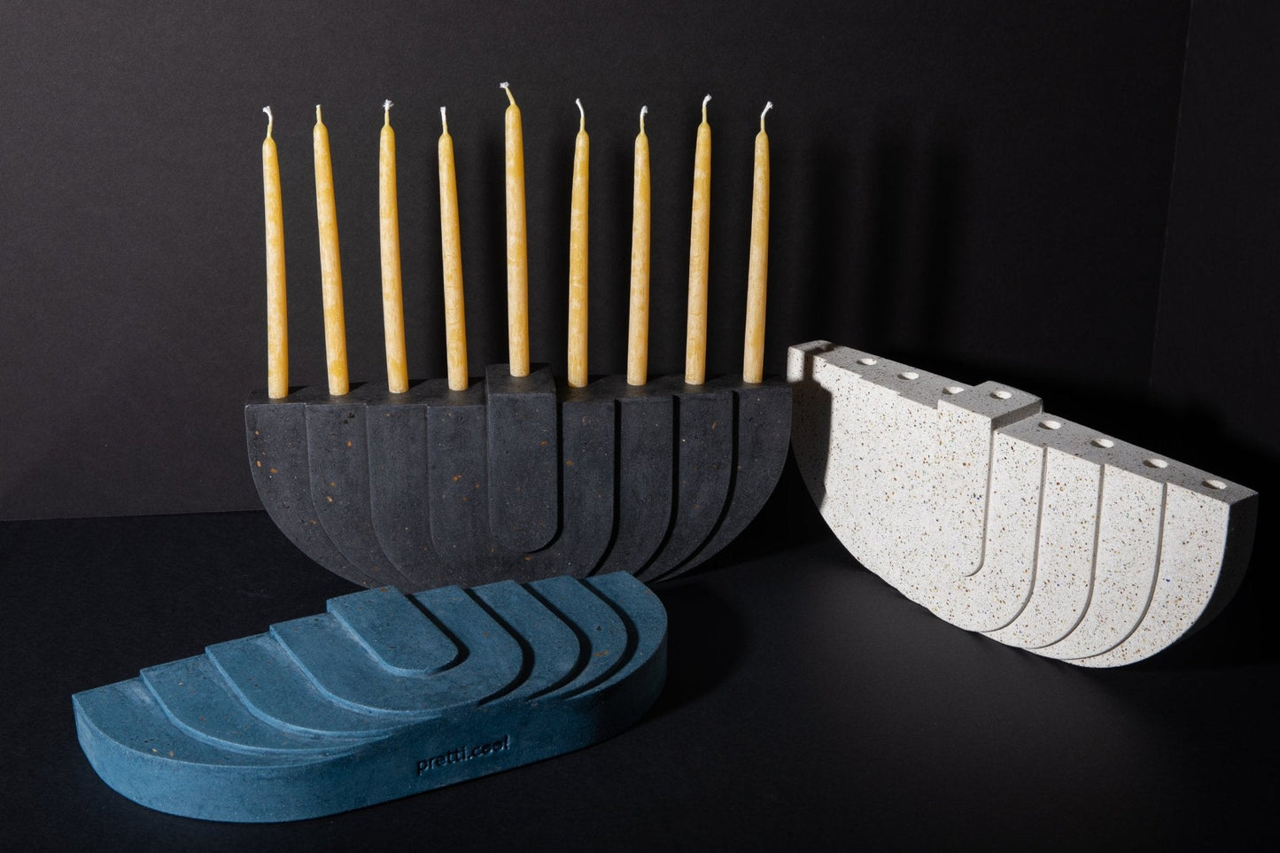 Menorah | Cobalt Terrazzo - pretti.cool
