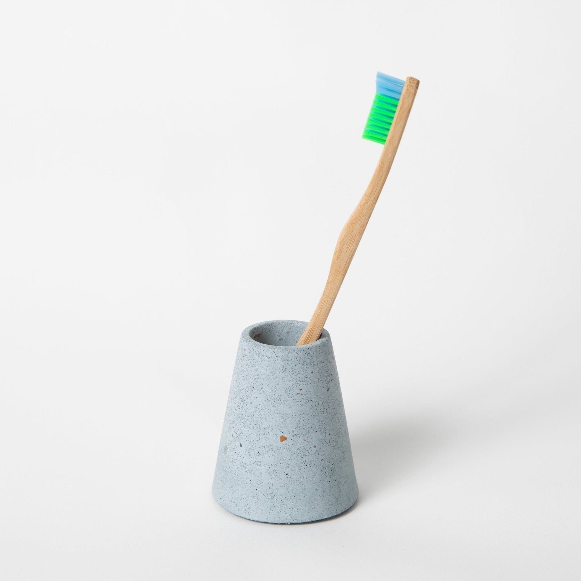 Toothbrush Holder | Light Blue Terrazzo - pretti.cool